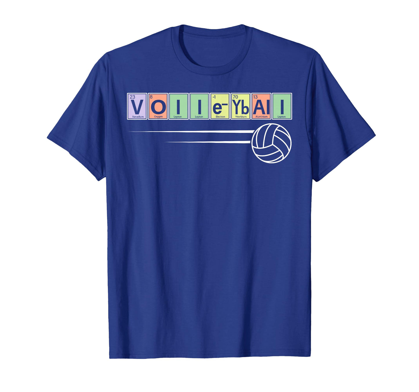 Periodic Table Of Elements - Volleyball Sport Chemistry T-Shirt