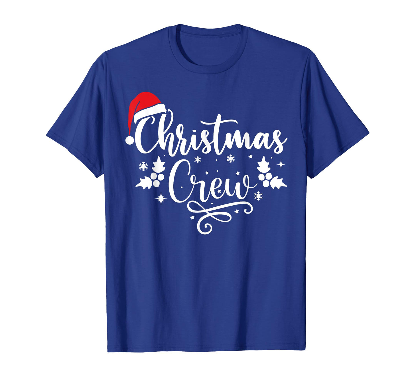 Christmas Crew Family Group Matching Christmas Pajama Party T-Shirt