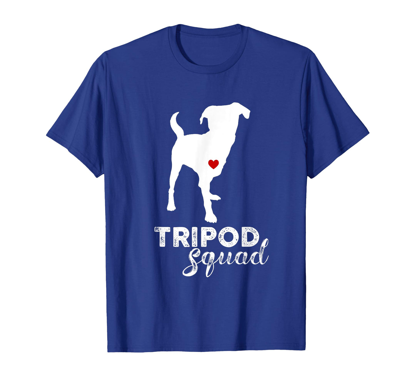 Tripod Squad, Left Front Leg Amputee, Three Legged Dog Men Women Kids T-Shirt
