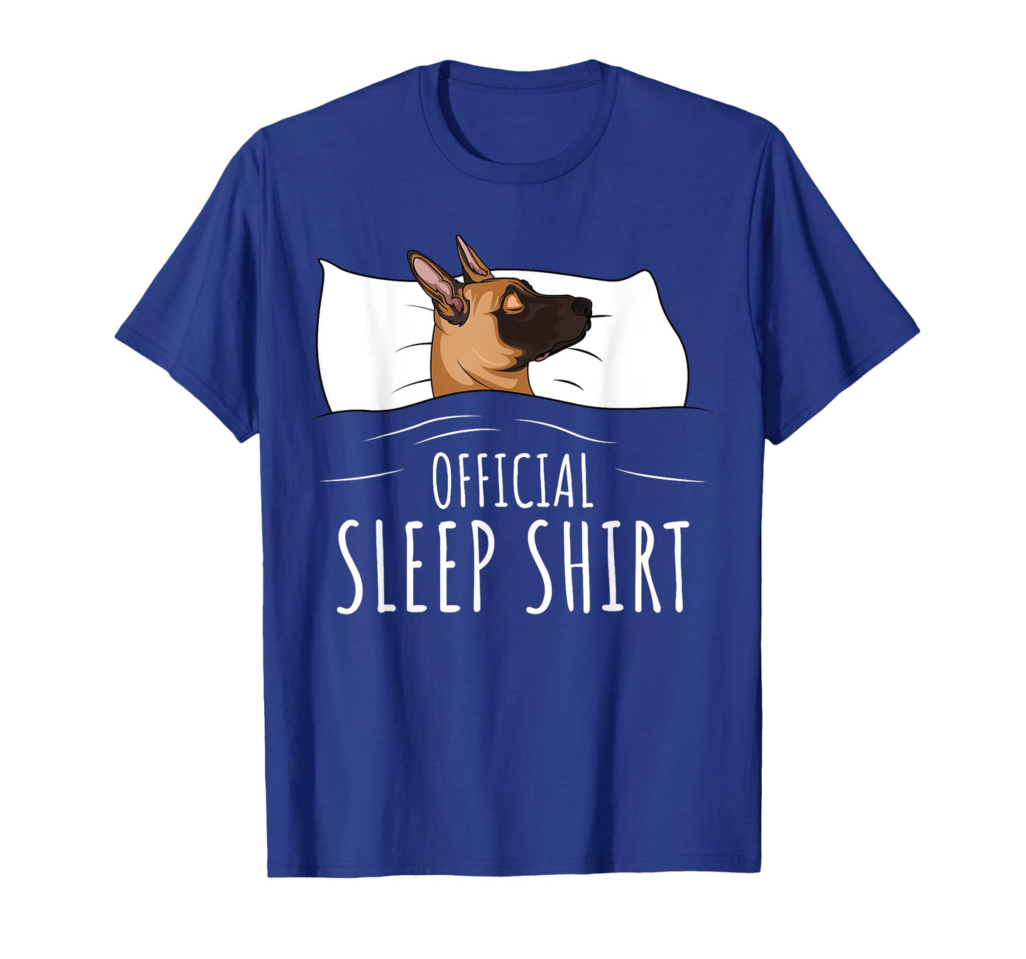 Official Sleep Shirt Malinois Dog T-Shirt