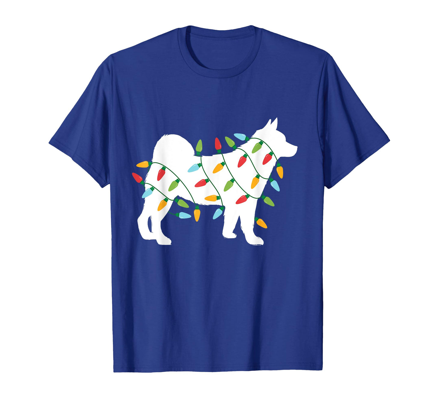 Christmas Lights Akita T Shirt Cute Gifts for Dog Lovers