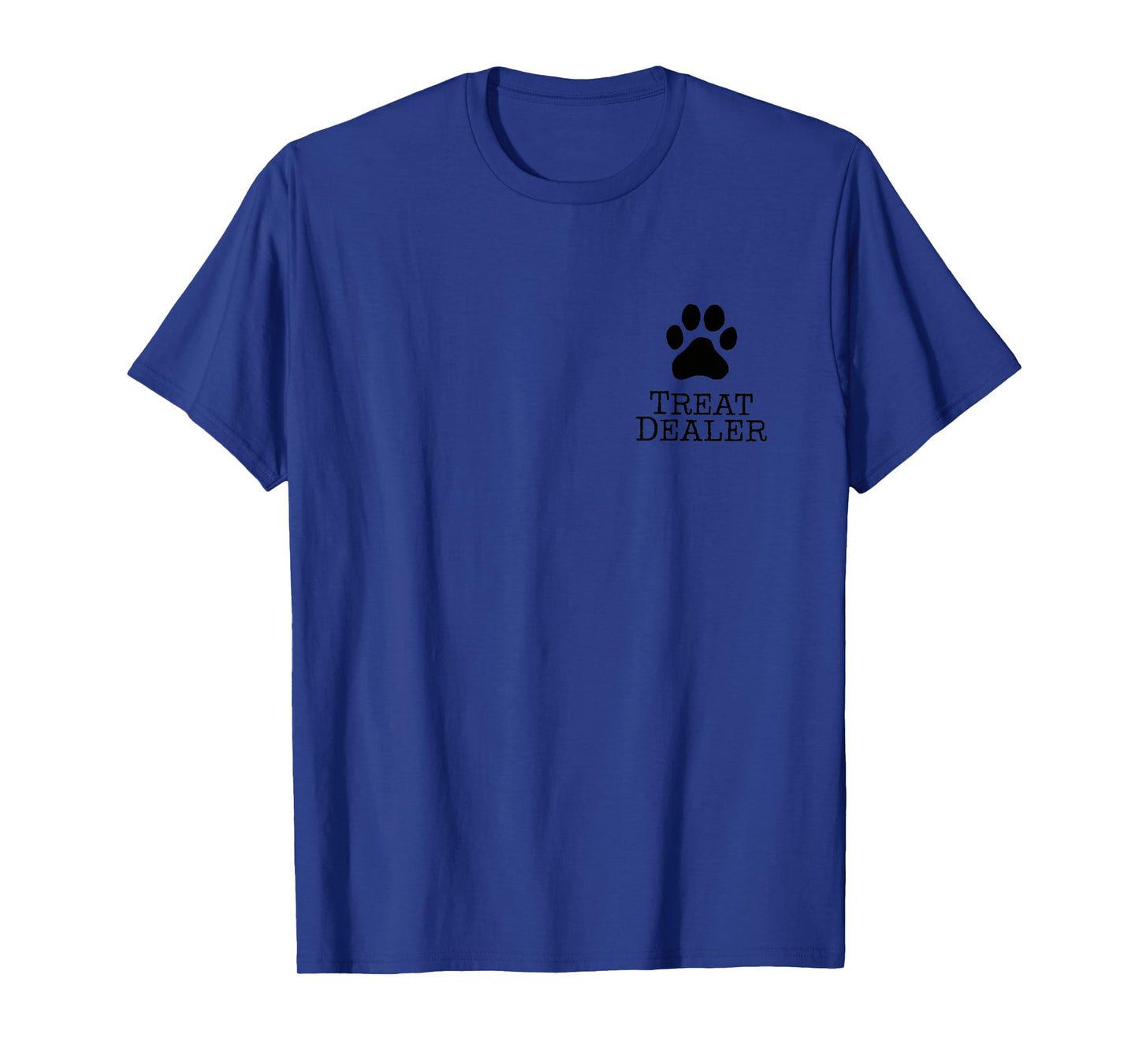Treat Dealer Dog Paw in Typewriter Fun T-Shirt