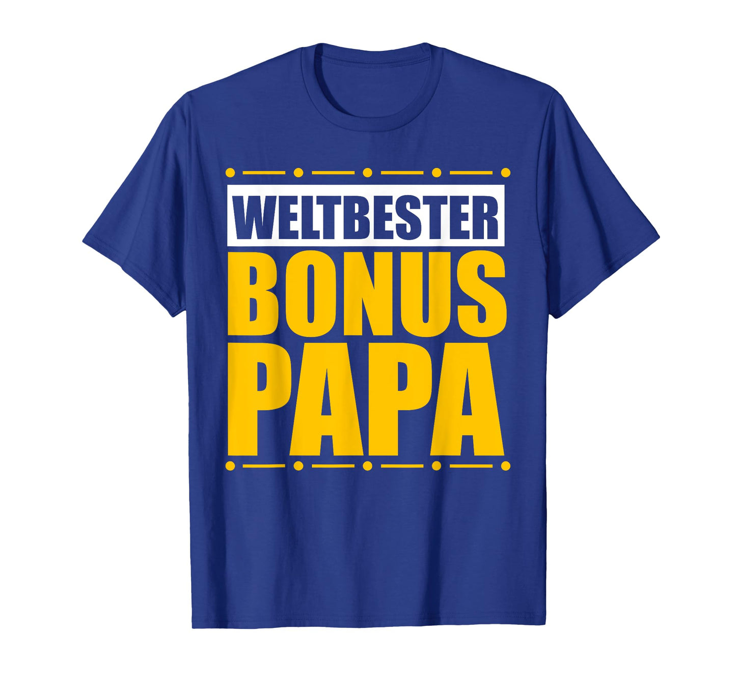 Worlds Best Bonus Dad Humor Design for Family Fun T-Shirt