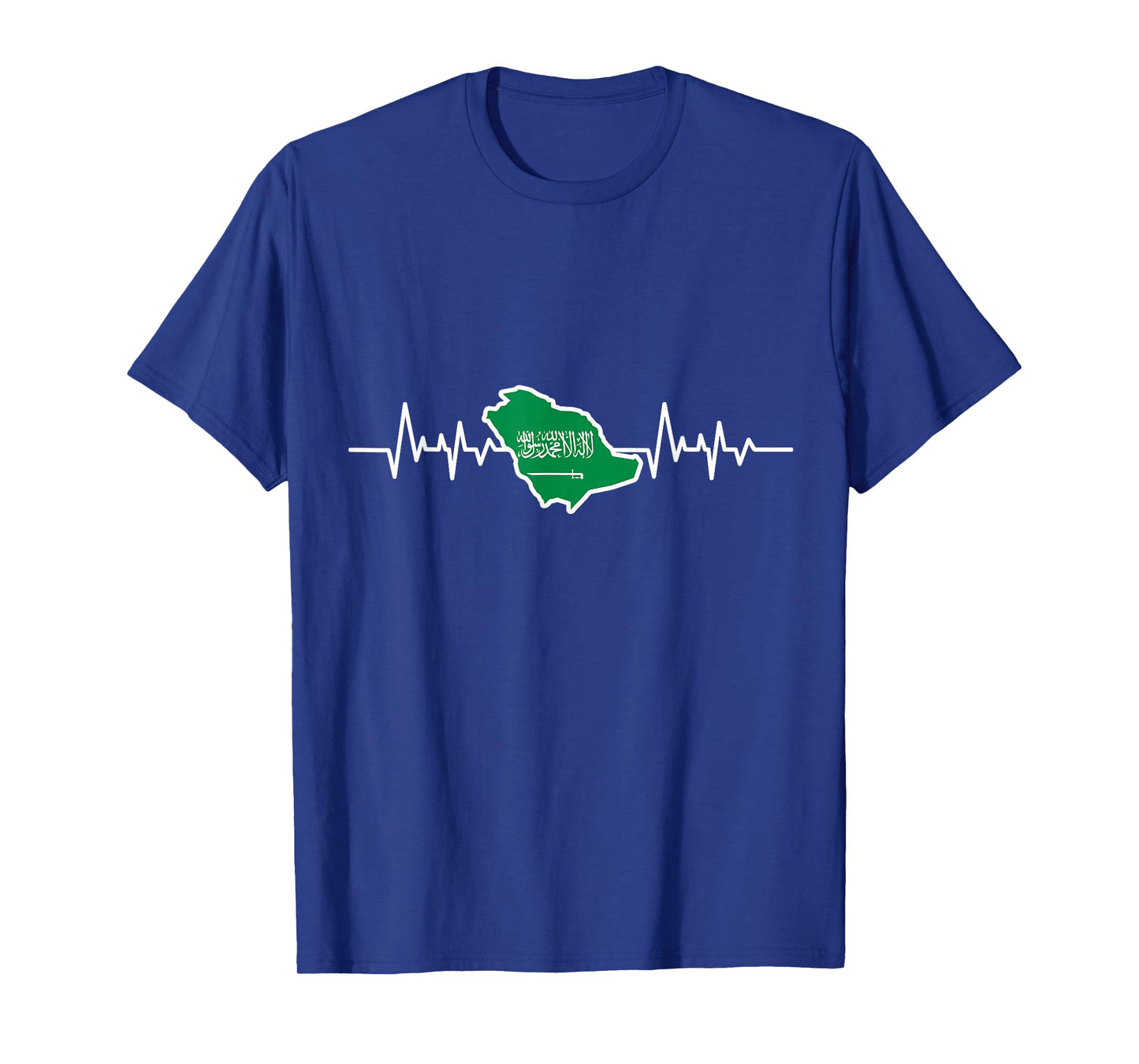 Heartbeat Saudi Arabian Flag Gift Saudi Arabia T-Shirt
