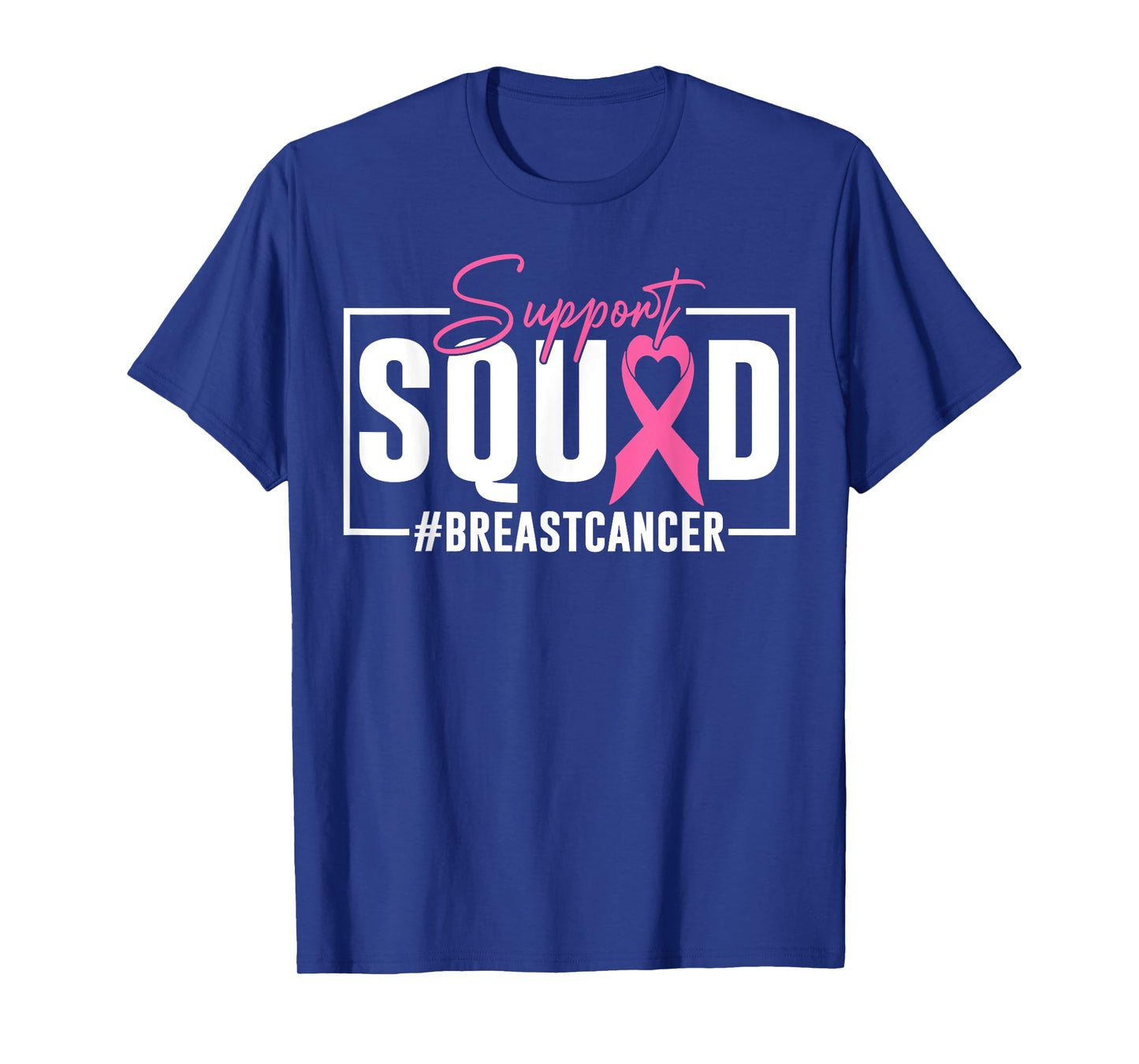 Support Squad Breast Cancer Awareness Pink Ribbon T-Shirt