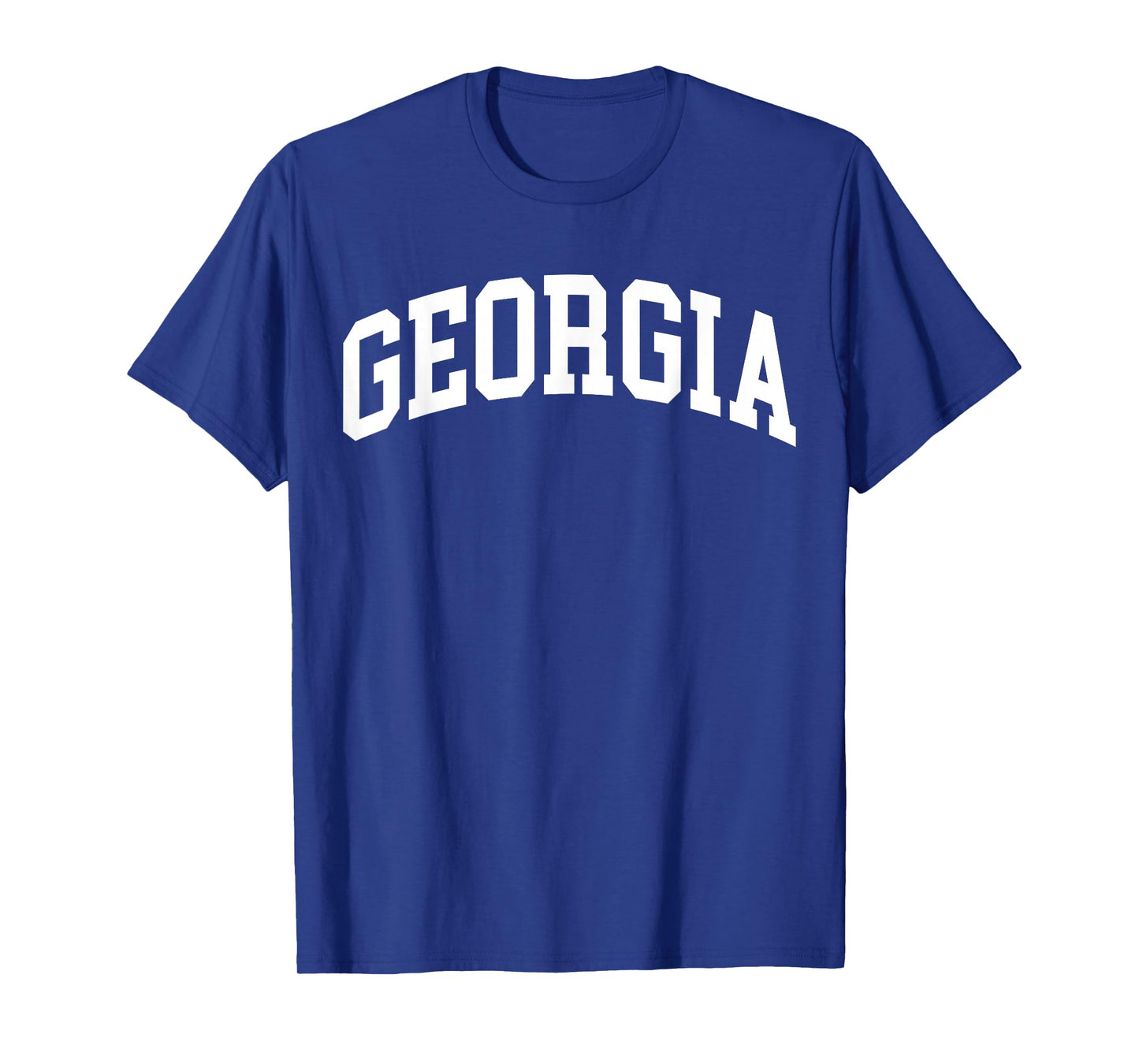 Georgia US College Font Proud American USA States T-Shirt