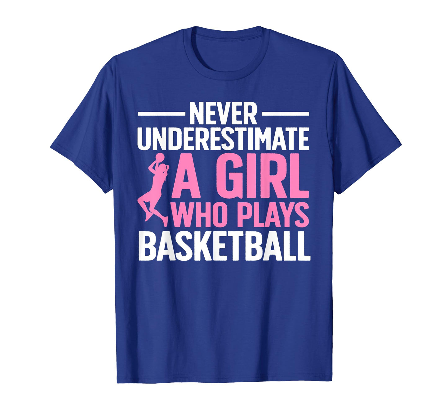 Funny Basketball Art For Girls Youth Teens Basketball Player T-Shirt