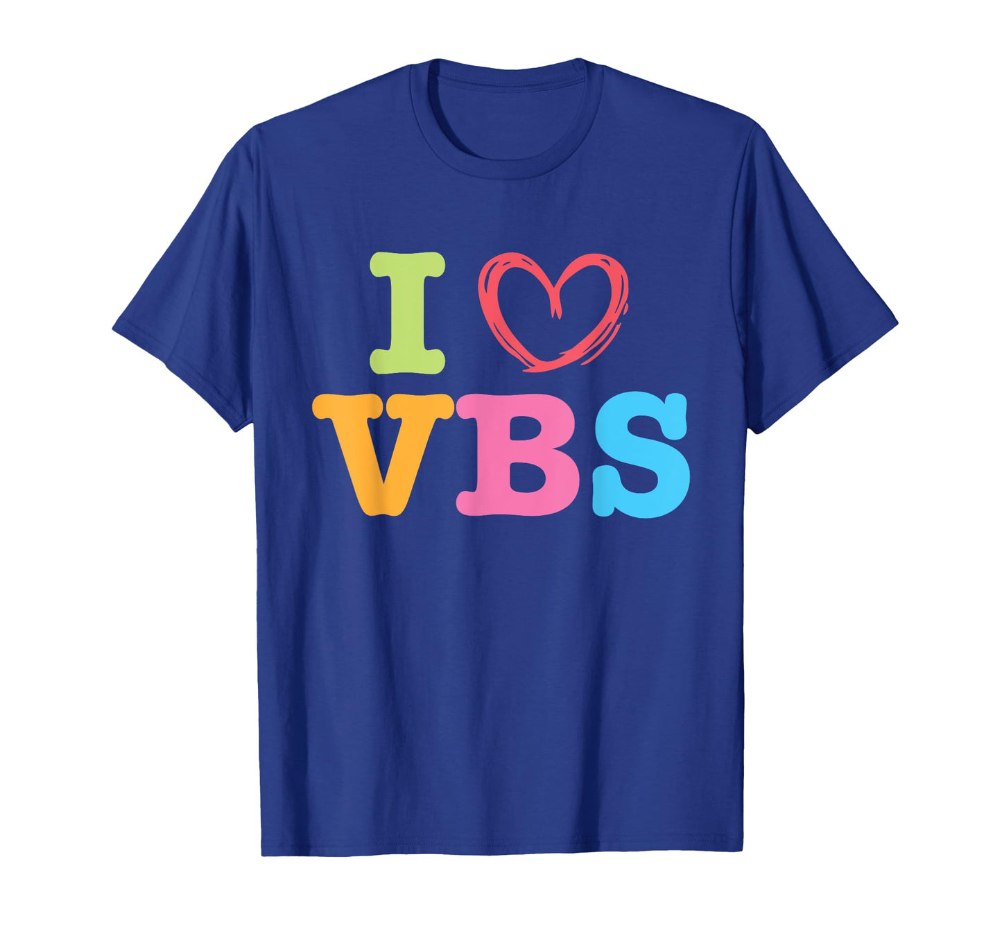 I Love VBS I Heart Vacation Bible School Crew Bible Study T-Shirt