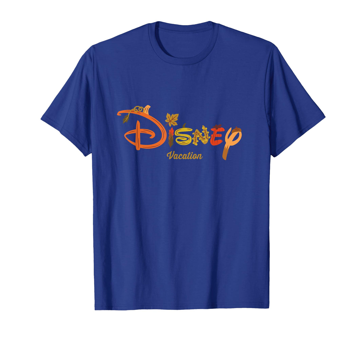 Disney Autumn Fill Logo Fall Trip Vacation T-Shirt