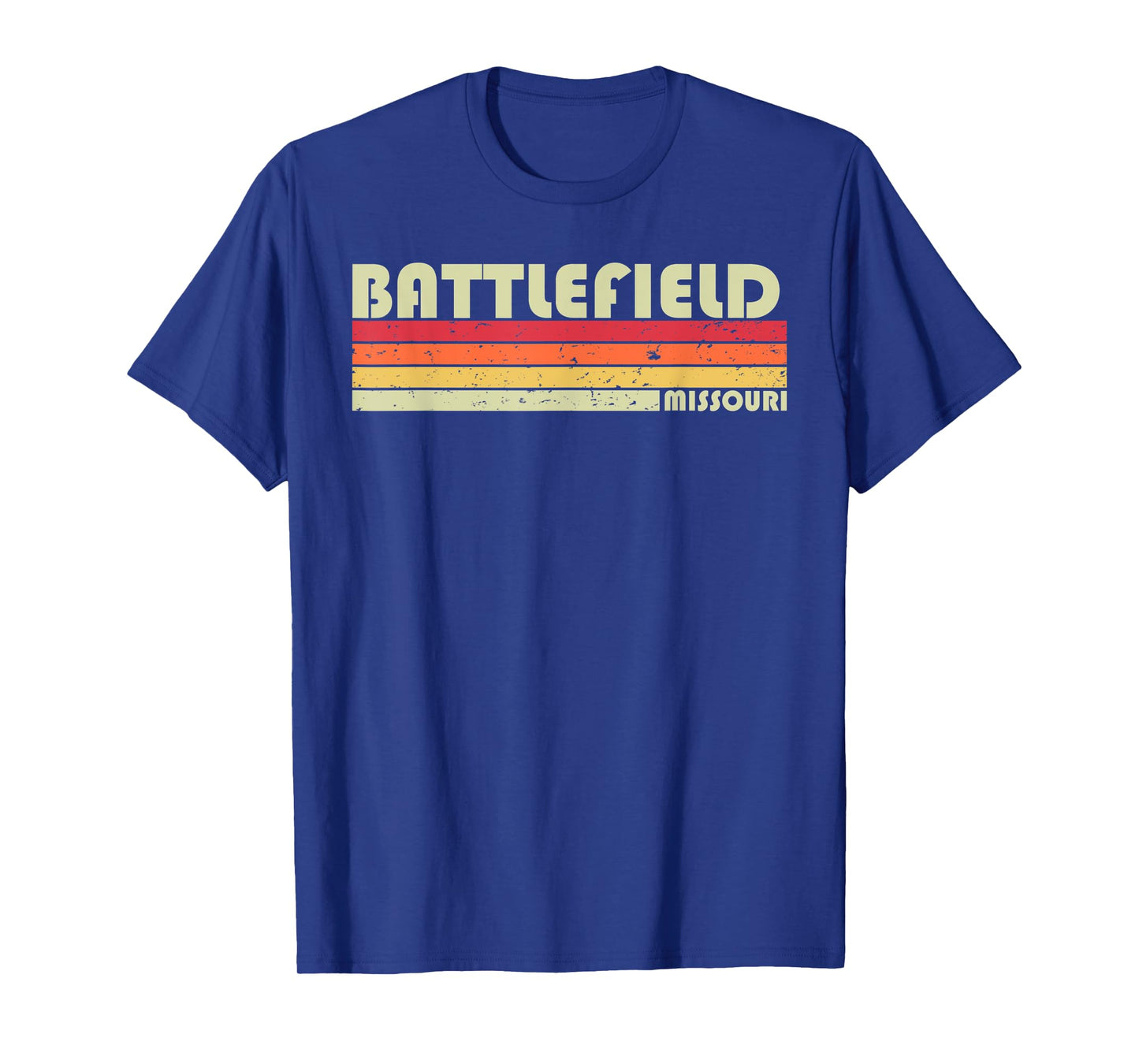 BATTLEFIELD MO MISSOURI Funny City Home Roots Gift Retro 80s T-Shirt