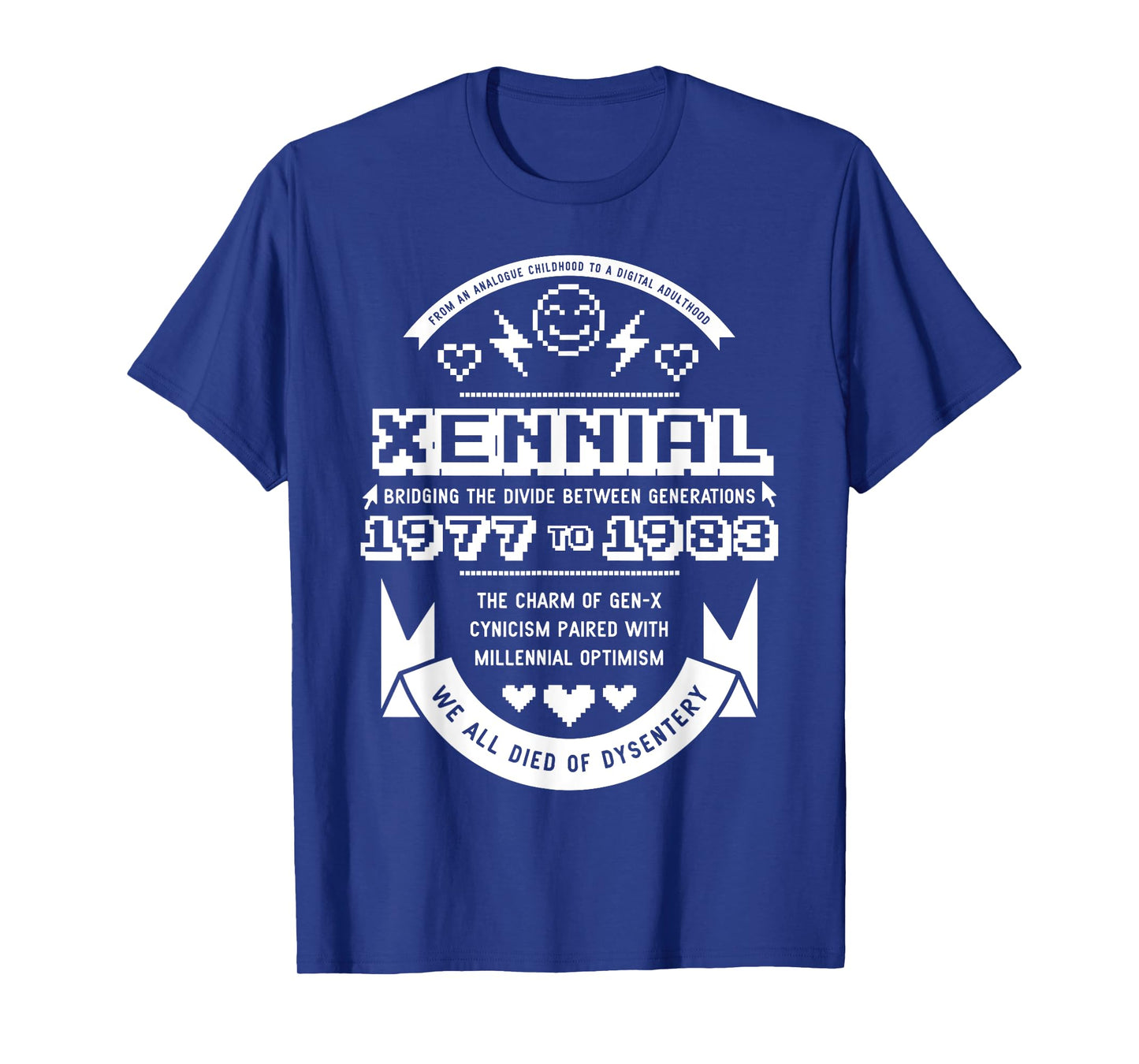 Retro Xennial Generation 1977 To 1983 Millennial GenX T-Shirt