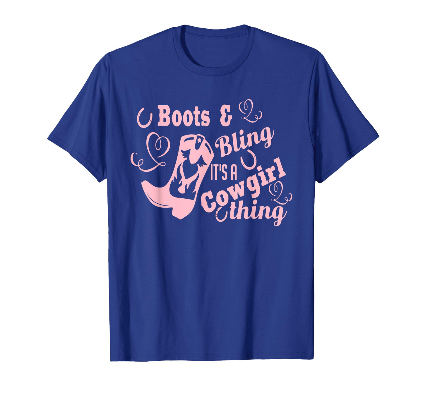 Princess Cowgirl Gift Girls Cowboy Boots Horse Lover Ladies T-Shirt