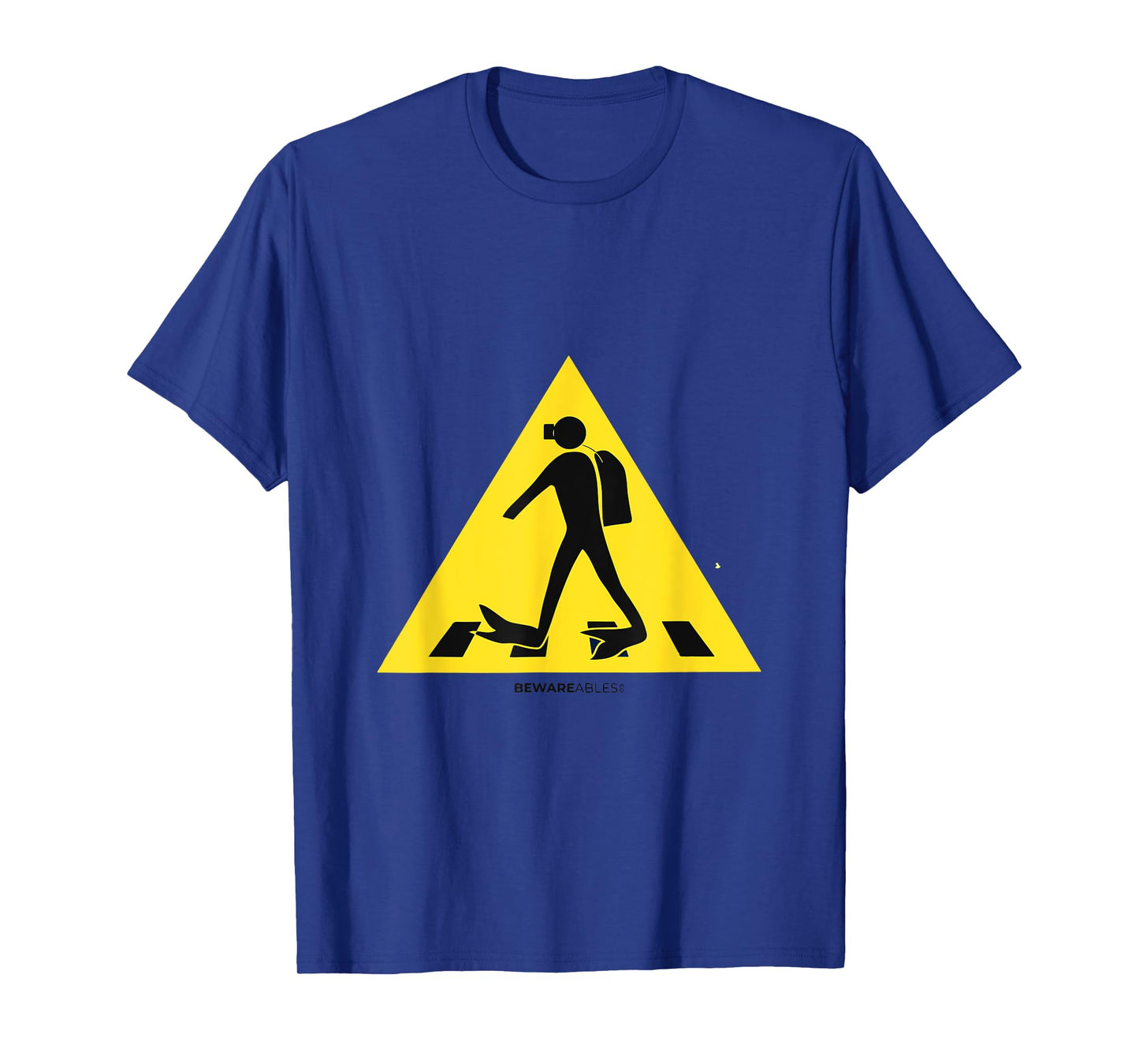 Scuba diver crossing the road in full dive gear T-Shirt