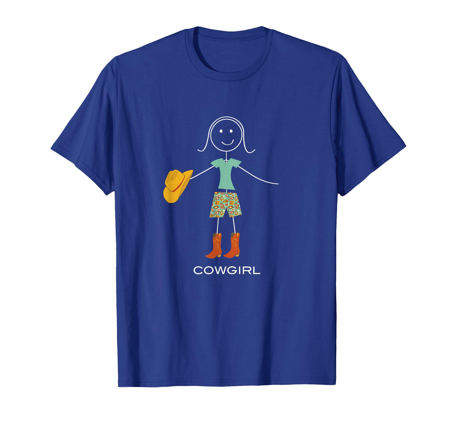 Funny Women's Cowgirl Girl Rodeo Horse Rancher T-Shirt