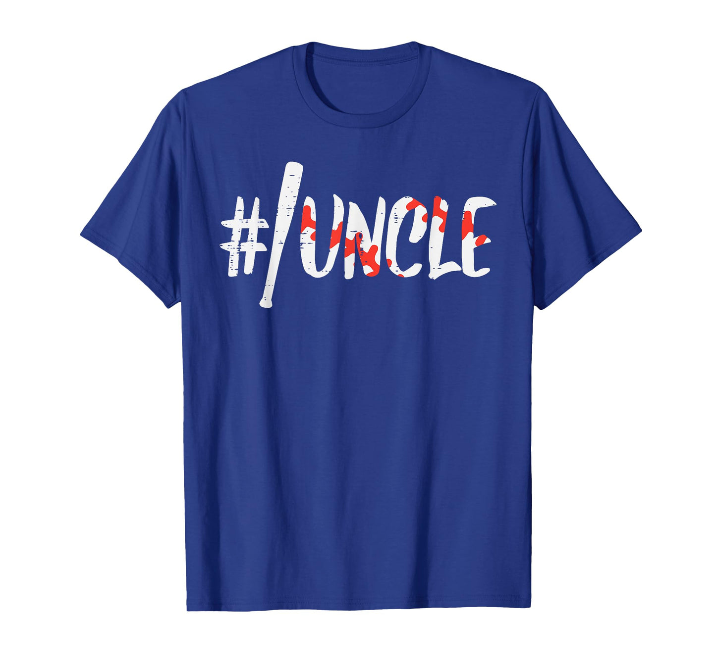 Hashtag #Baseball Bat Uncle Fathers Day Sports Player Men T-Shirt