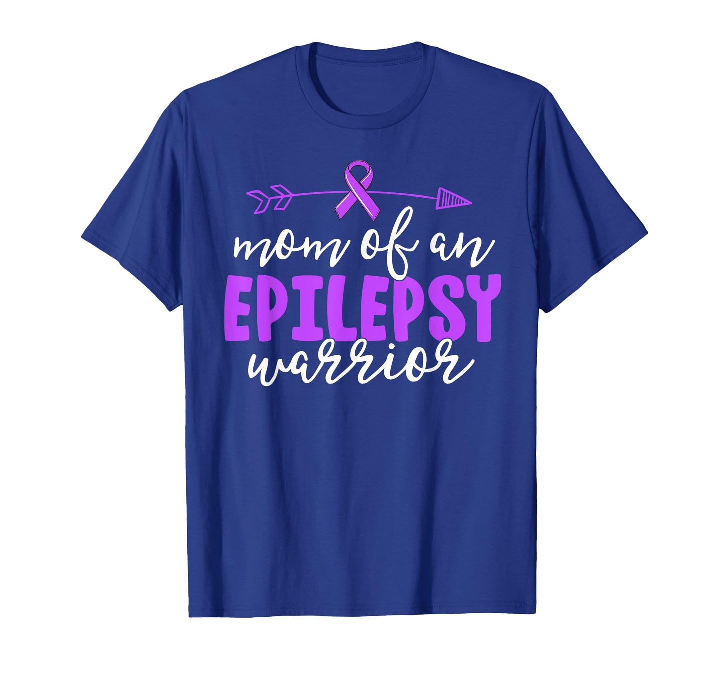 Epilepsy Mom Shirt Purple Ribbon Awareness Mother Shirt T-Shirt