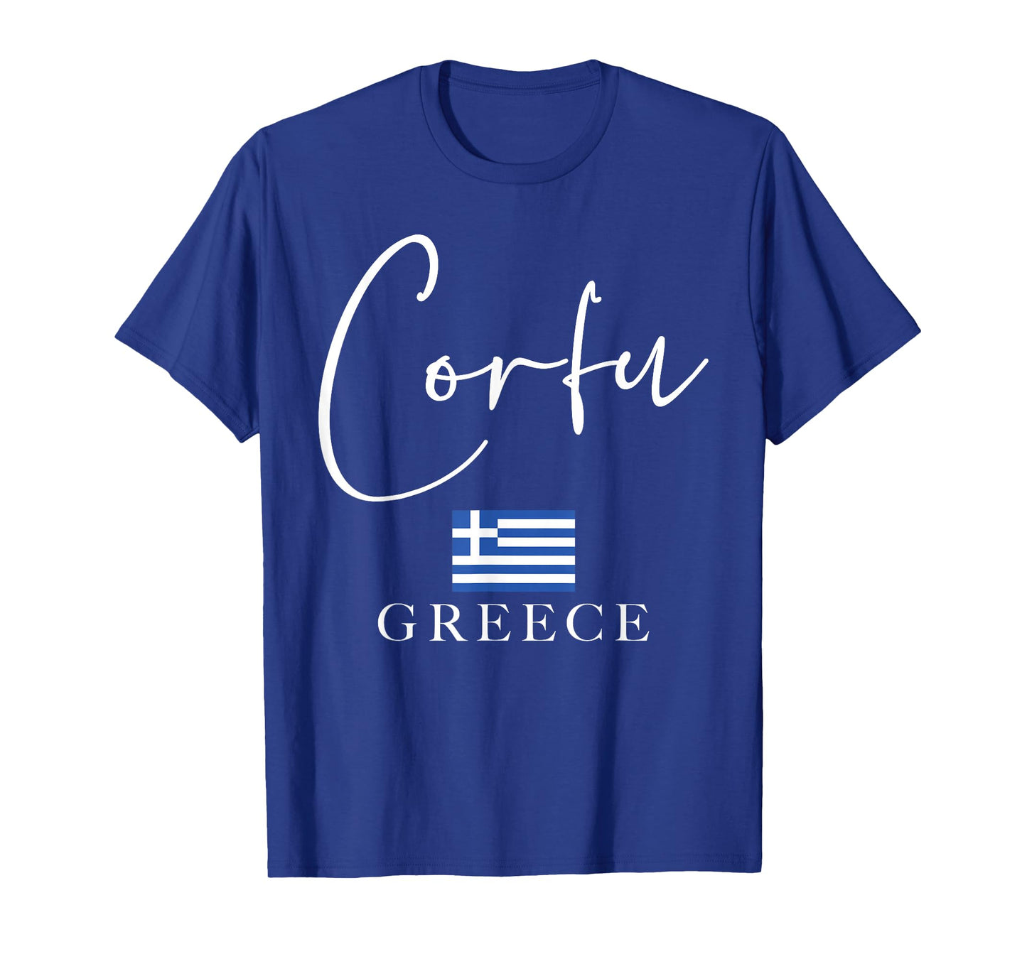 Greece Flag Vacation - Island Corfu T-Shirt