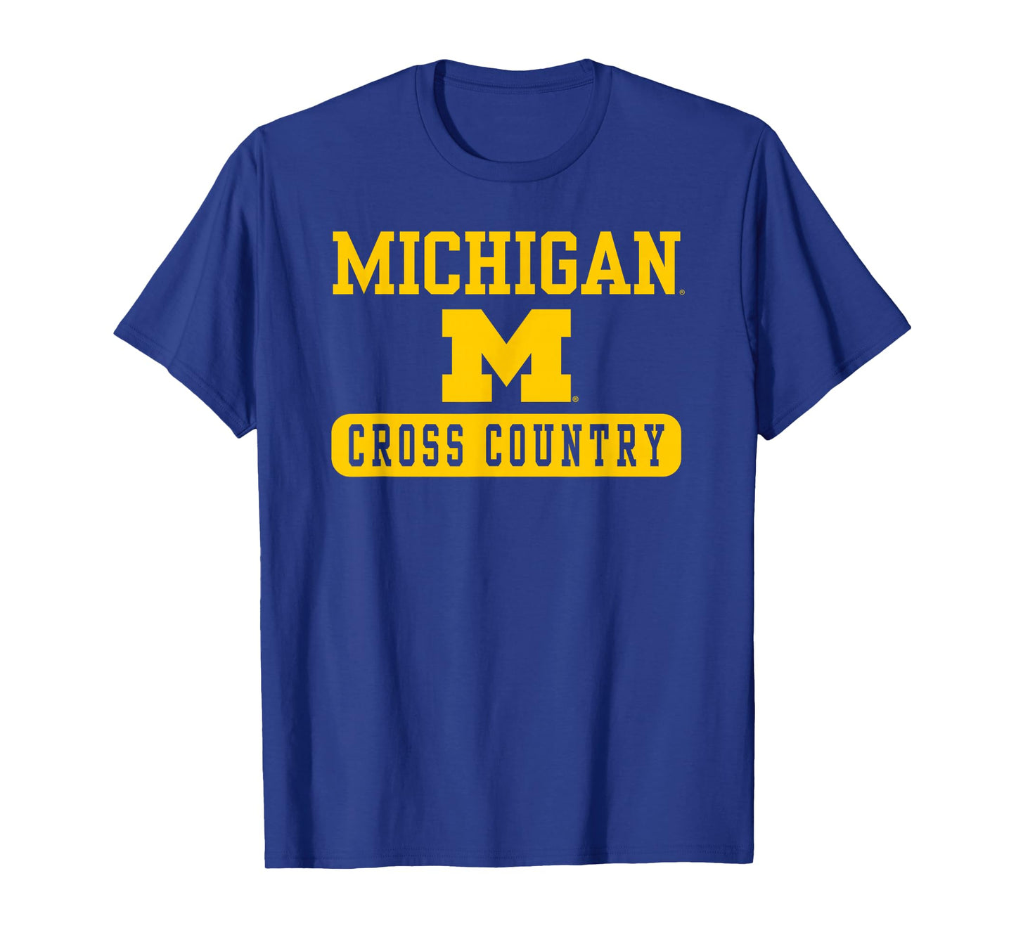 Michigan Wolverines Cross Country Navy Officially Licensed T-Shirt