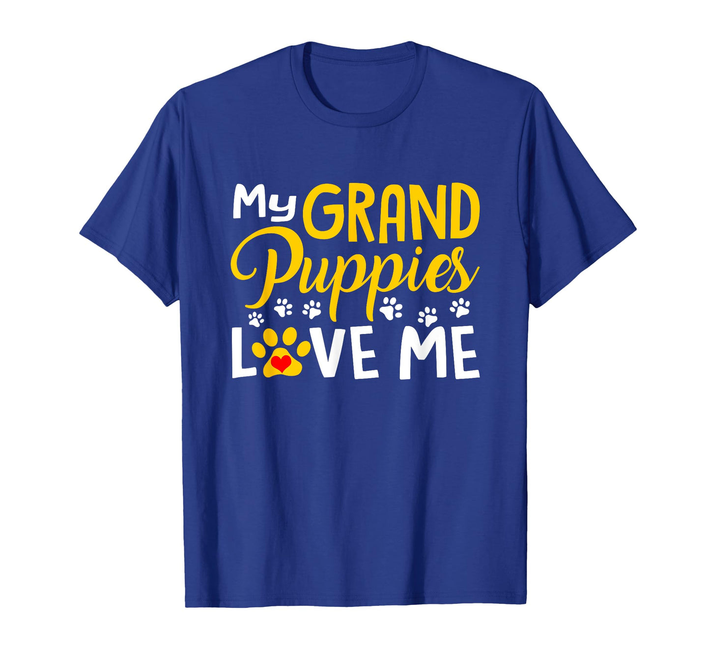 Grandma Dogs Puppy Lover Gift My Grandpuppies Love Me T-Shirt