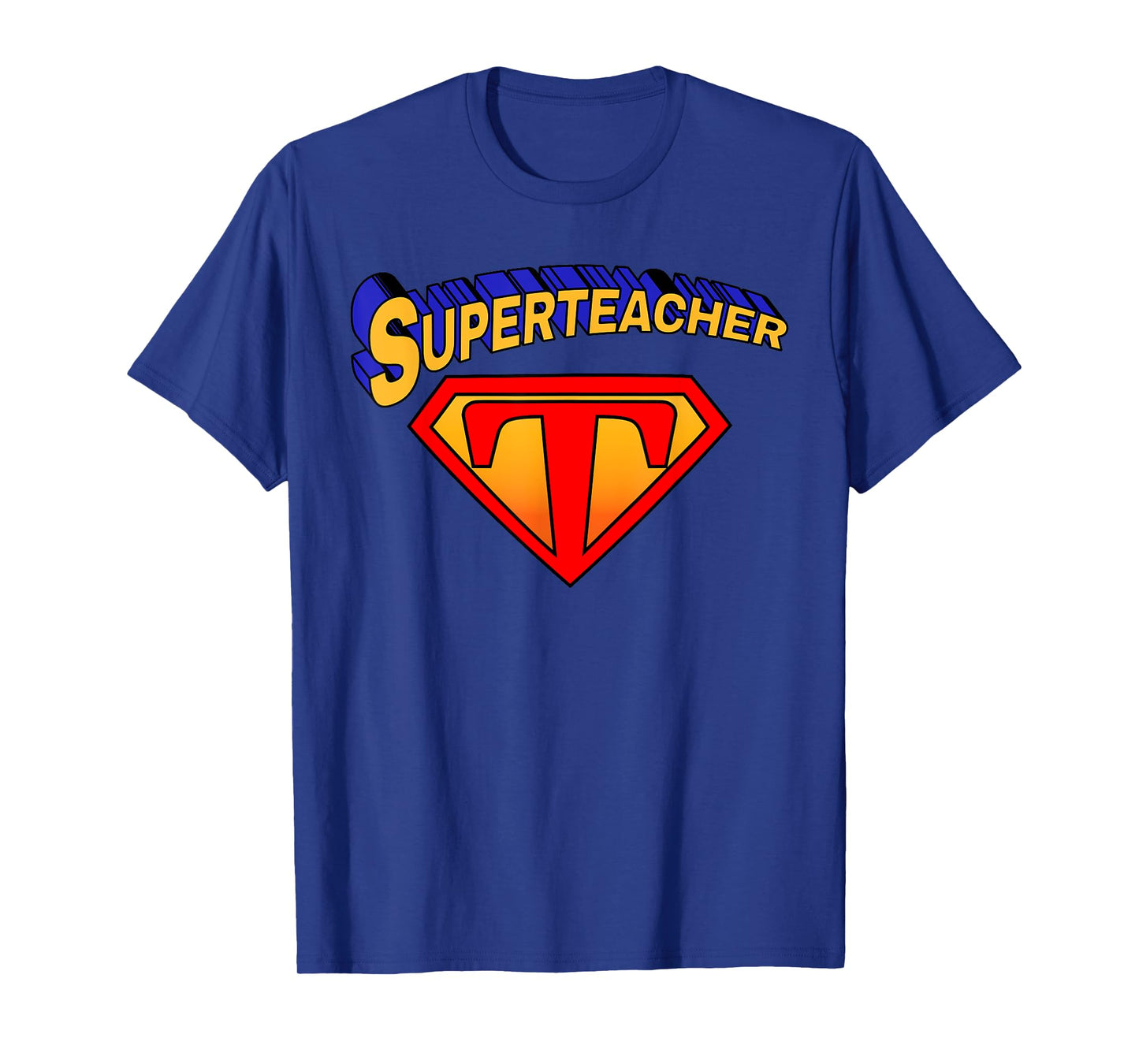 Superteacher Superhero Funny Teacher Gift T-Shirt