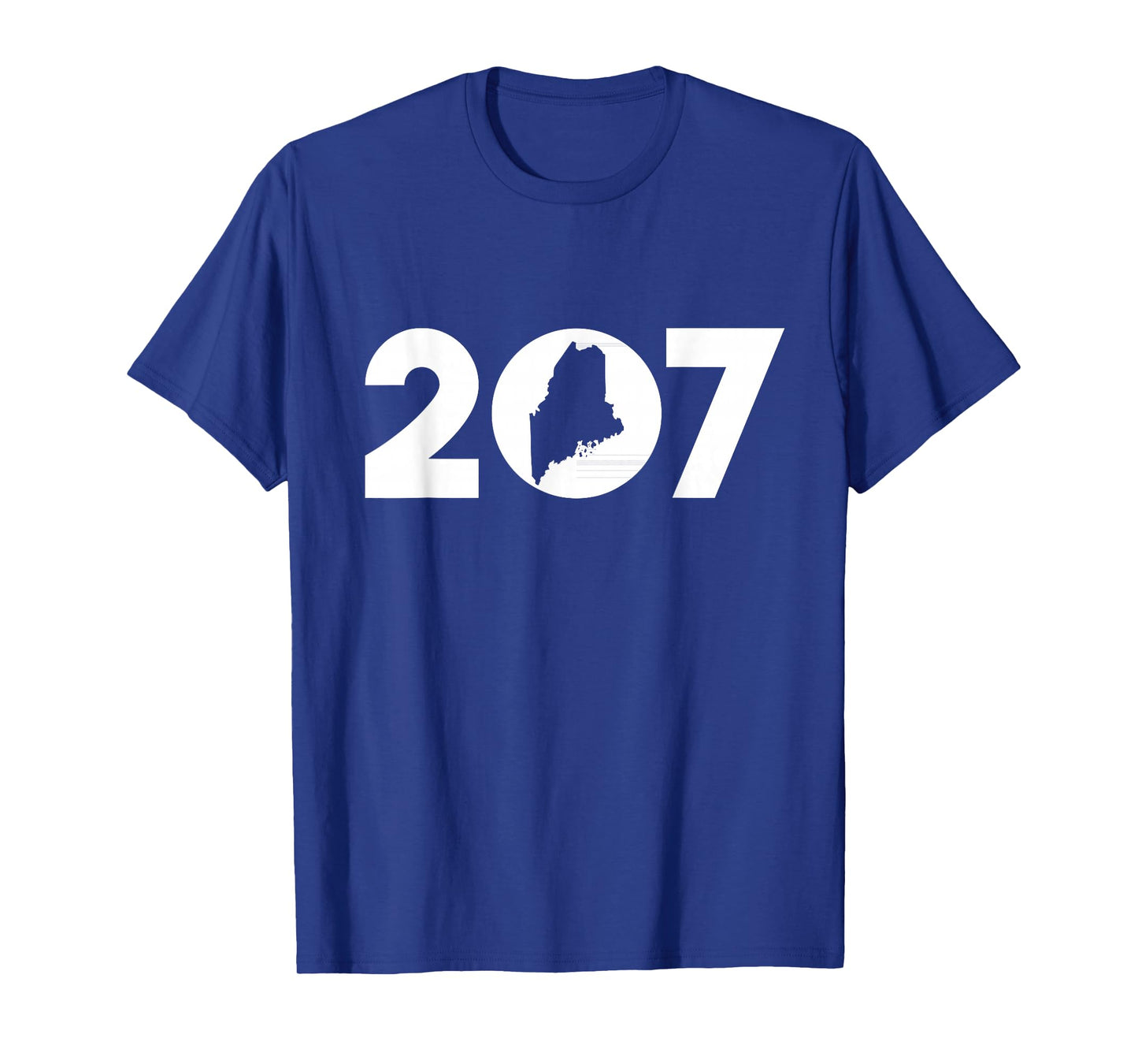 Maine Map Inside The 207 Area Code Maine ME Pride Tee Shirt T-Shirt