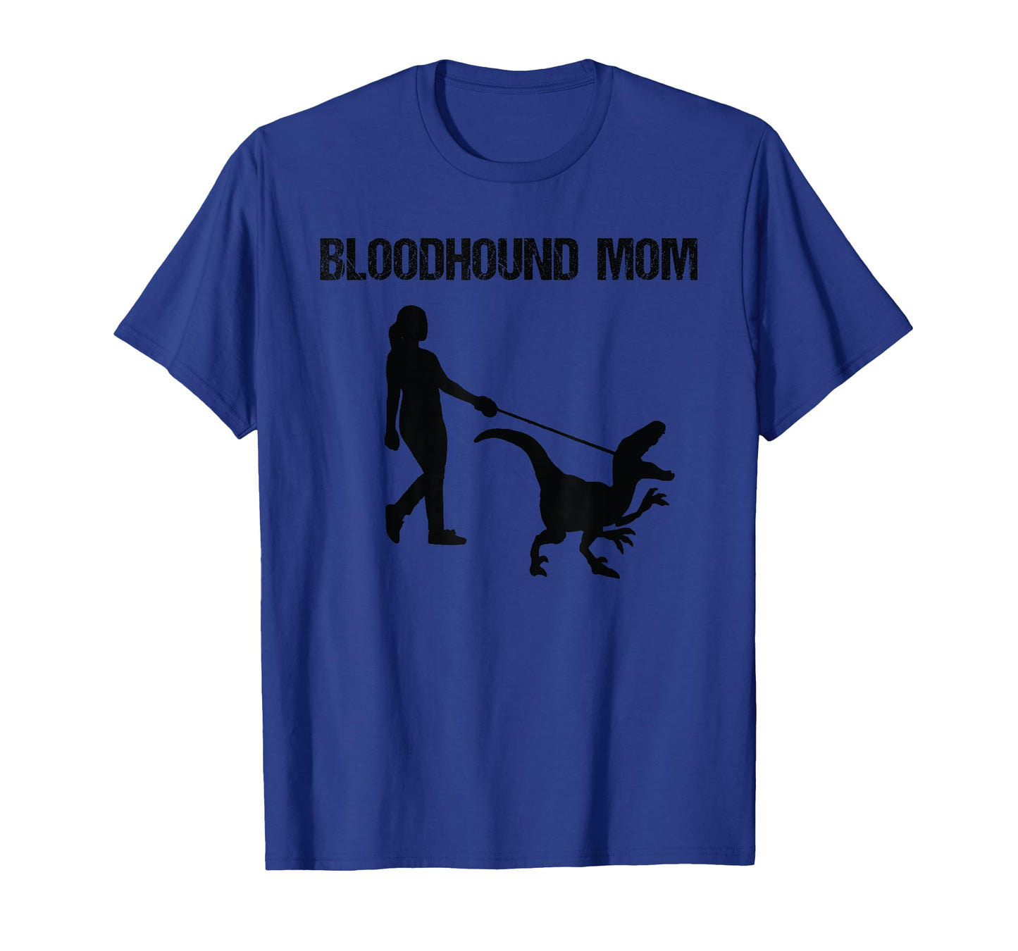 funny Bloodhound Dog mom Dinosaur Men Women Girls Kids T-Shirt