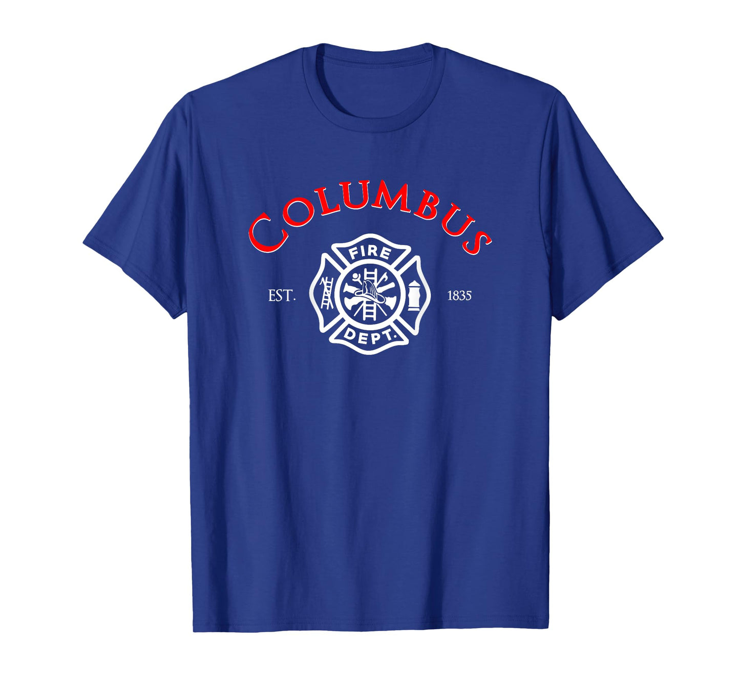City of Columbus Fire Rescue Ohio Firefighter Duty T-Shirt