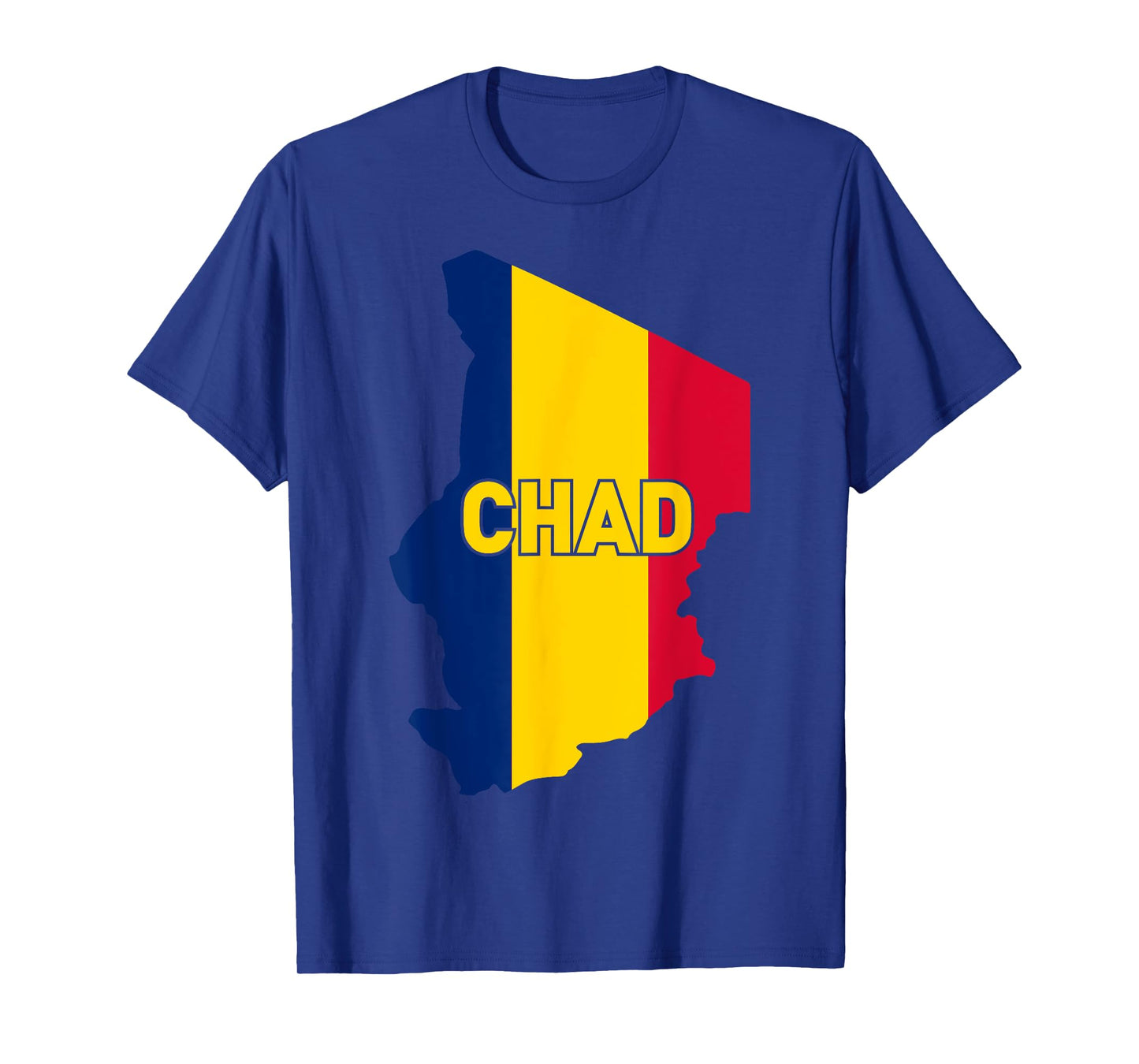 Proud Family and Patriotic Flag of Country Chad T-Shirt for Women Kids Men