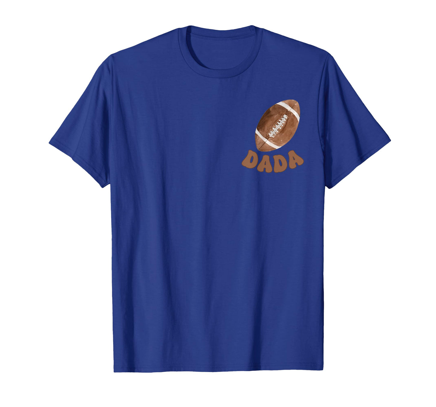 Dada of the 1 Year old Football 1st Year Down Birthday Party T-Shirt