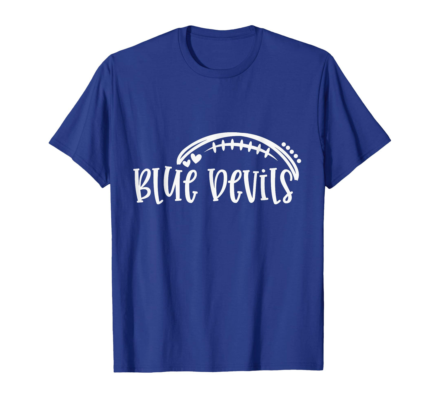 Blue Devil Pride Football School Spirit Game Day T-Shirt