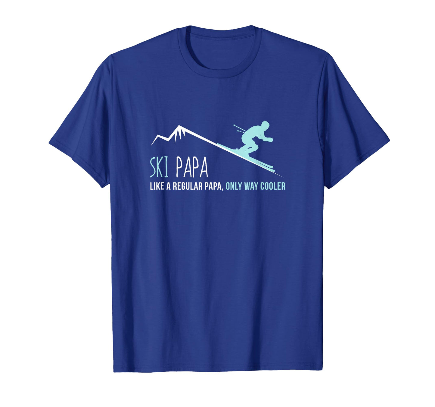 Ski Papa Shirt, Funny Cute Winter Skiing Gift T-Shirt