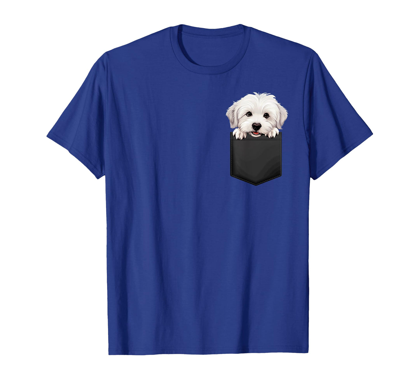 Coton De Tulear Puppy Dog In Pocket Cute Pet Lover Men Women Kids T-Shirt