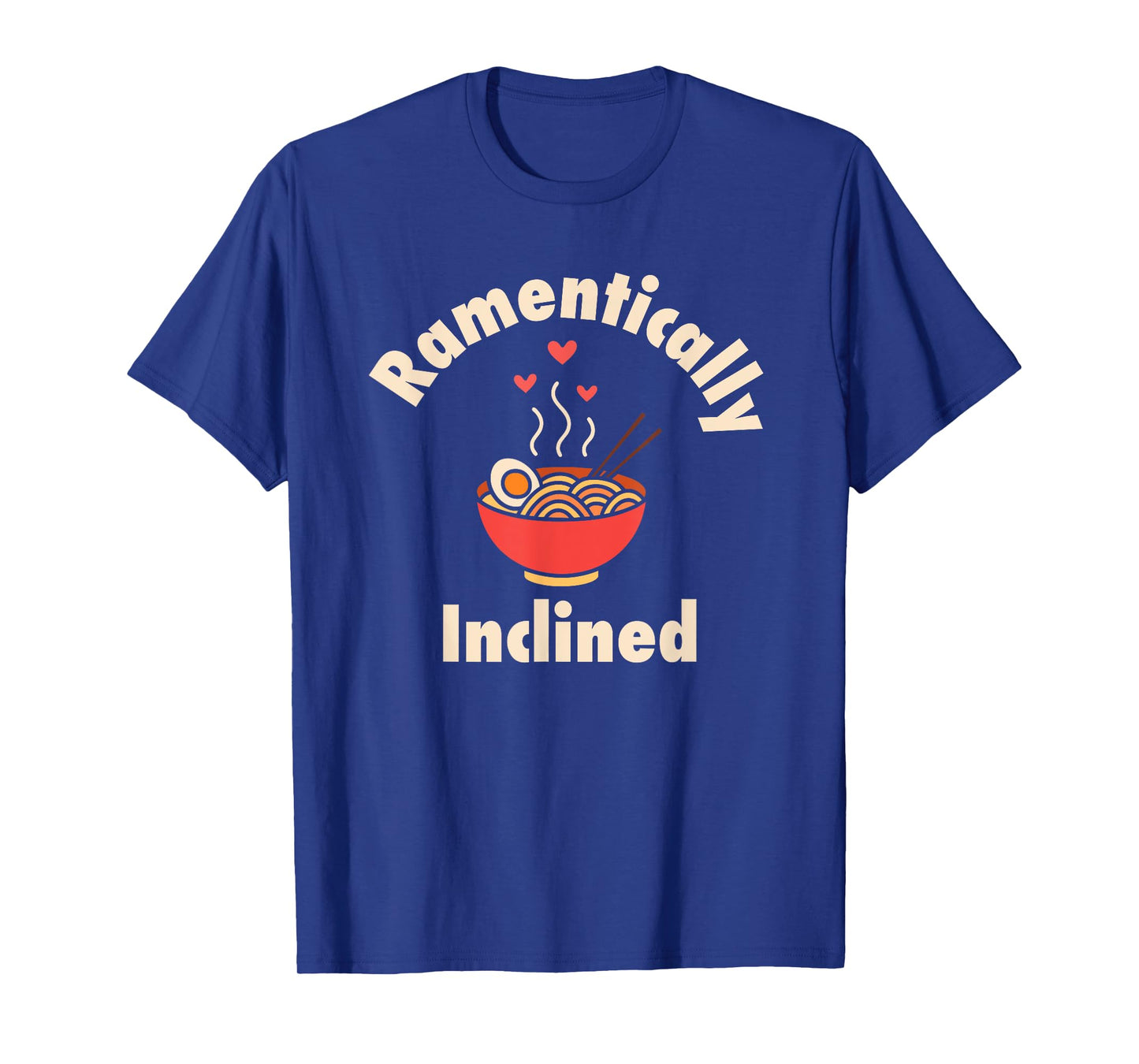 Cute Ramen Bowl Heart Steam Minimal Japanese Food Art T-Shirt