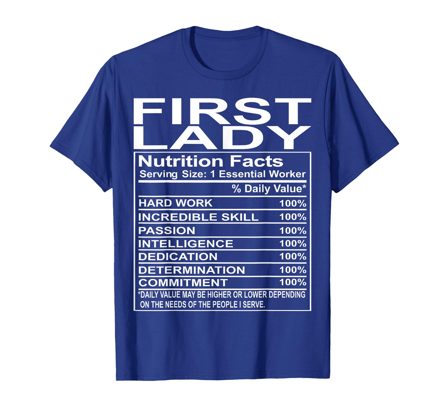 First Lady Gifts Church Appreciation Funny T-Shirt