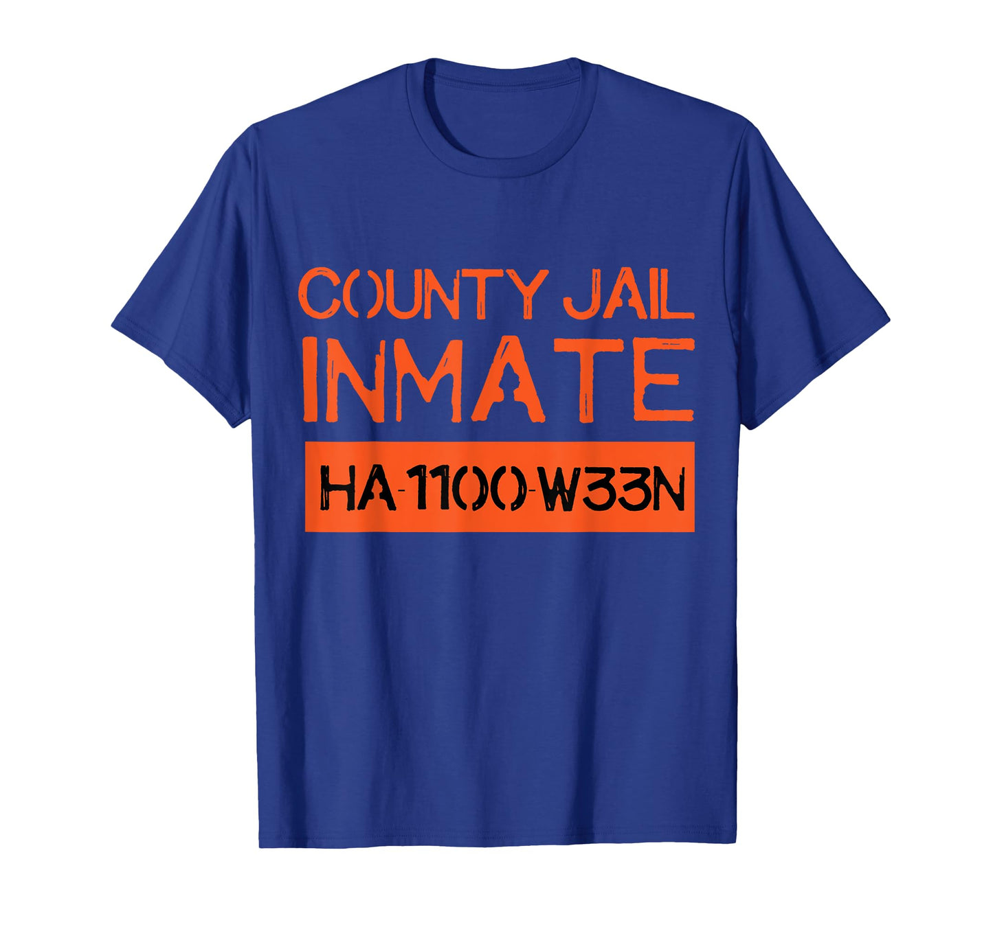 Country Jail Inmate Prison Costume Easy Halloween Gifts T-Shirt