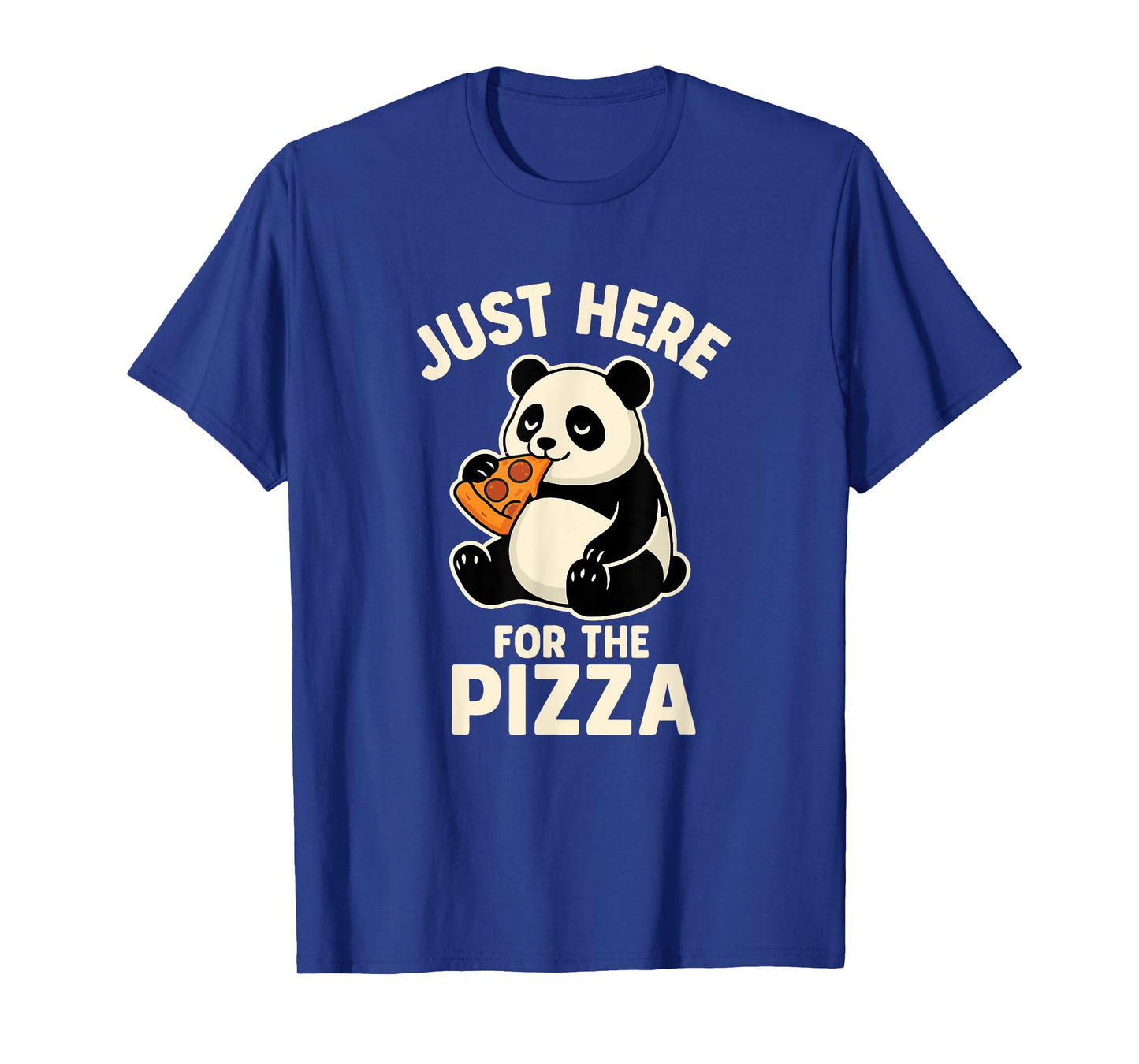 Funny Panda Pizza Lover Graphic T-Shirt