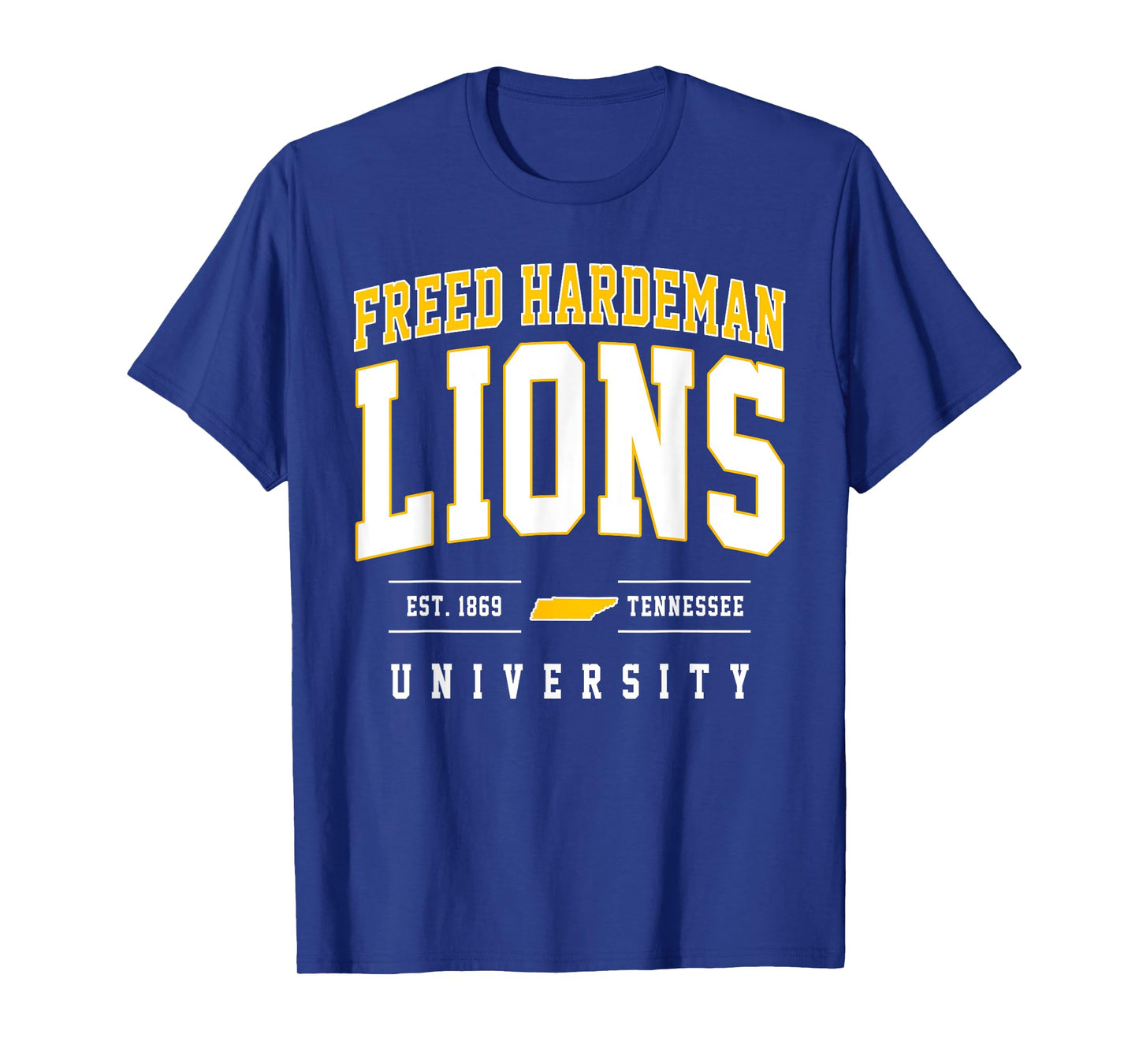 Freed-Hardeman University Lions Arch Vintage Design Men T-Shirt