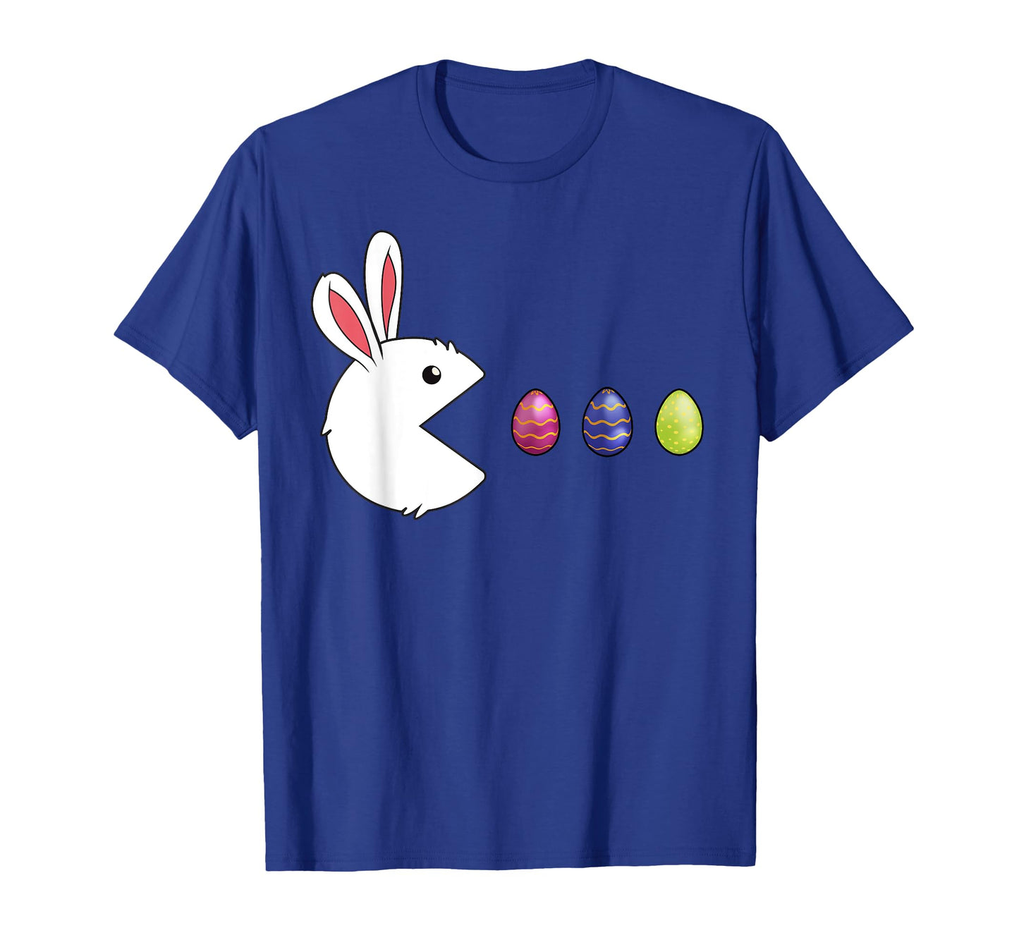 Bunny Eating Eggs Video Game Funny Easter day T-Shirt