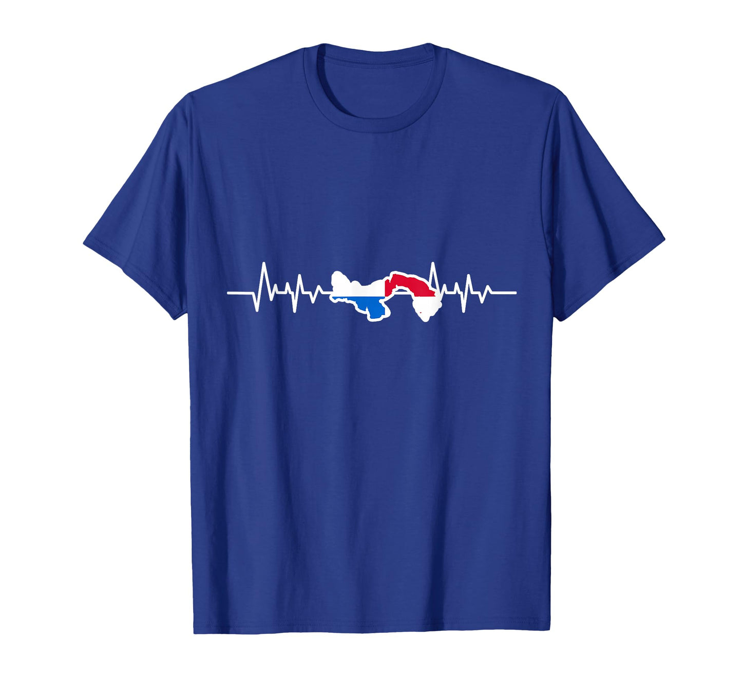 Panamanian Flag Gift Heartbeat Panama T-Shirt