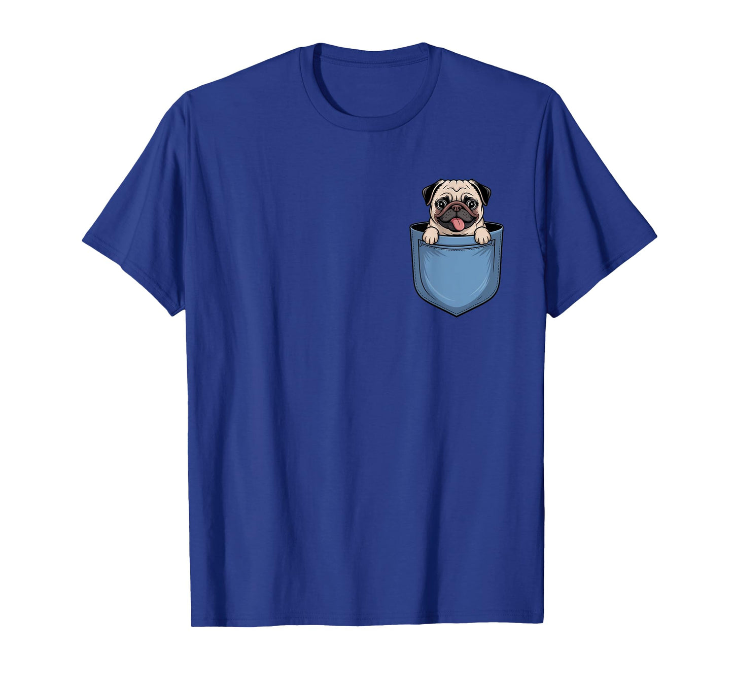 Cute Pocket Pug Lover Pug Mom T-Shirt