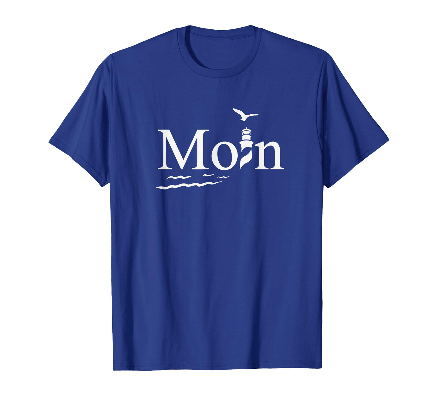 Maritime Moin with Lighthouse and Seagull T-Shirt