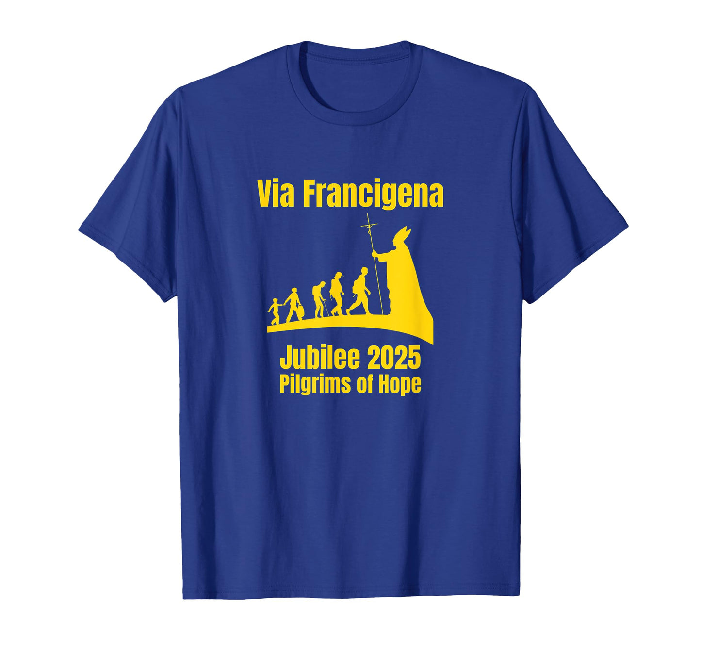 Italian Via Francigena Pope 2025 Jubilee Tops & Accessories T-Shirt