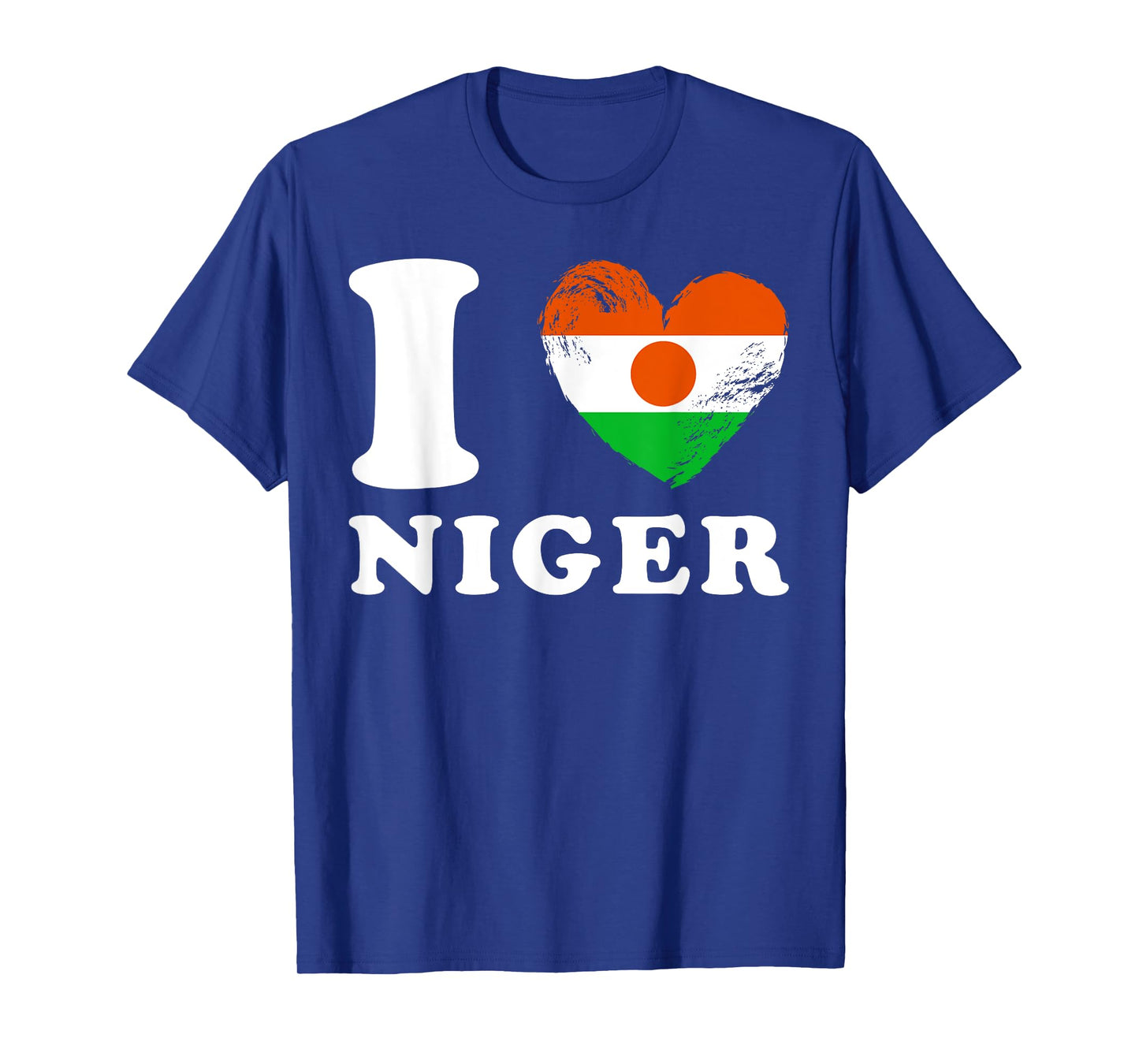 I Love Niger - Heart Flag Niger T-Shirt