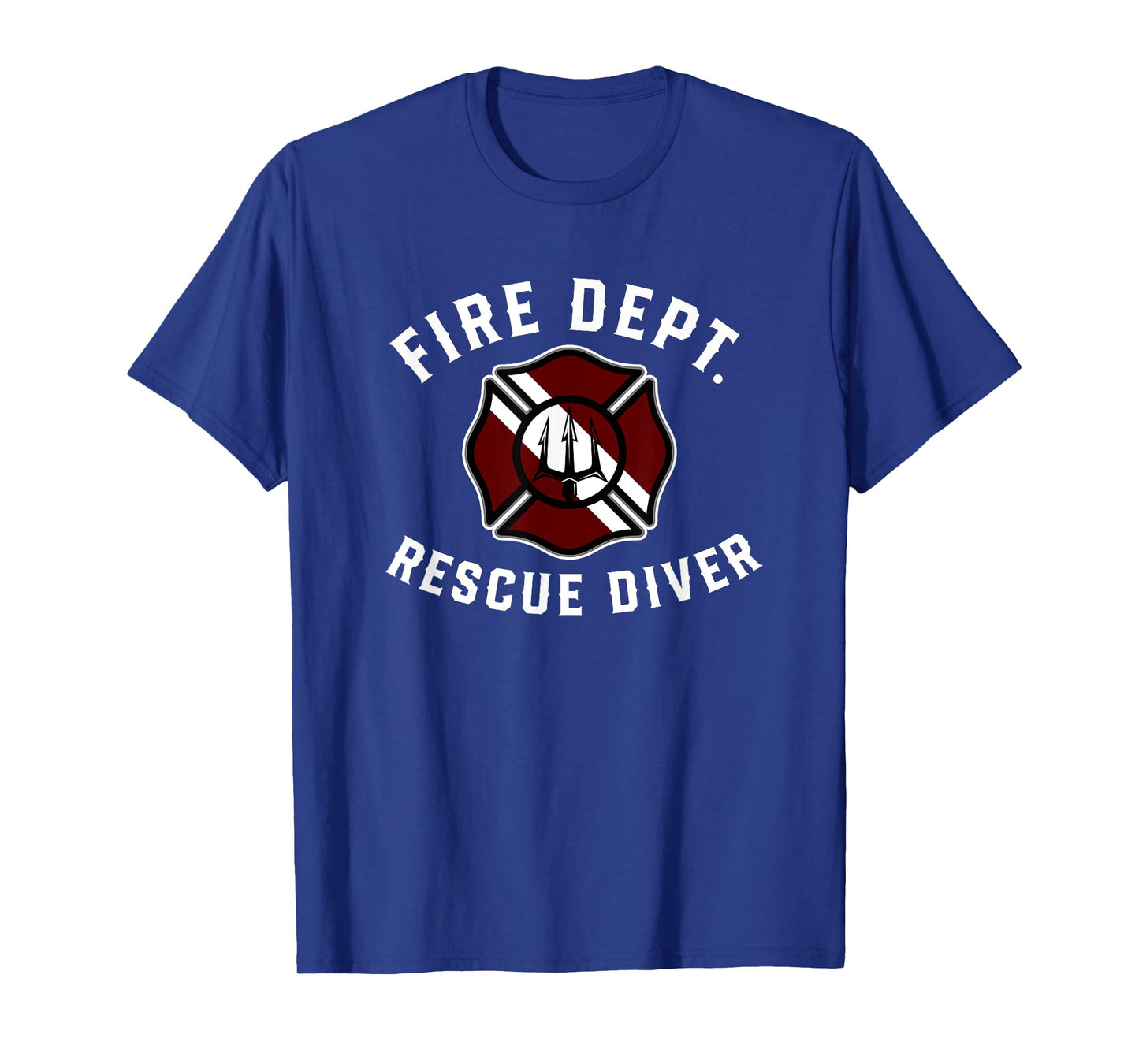 Fire Dept. Rescue Diver Fire Dive Team Firefighter Certified T-Shirt
