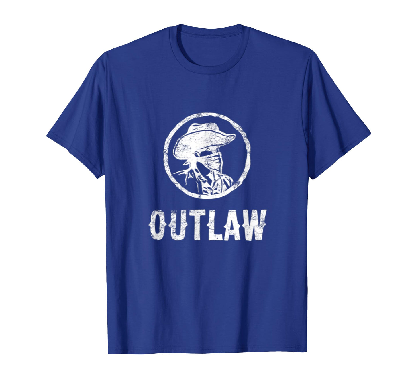 OUTLAW Old West fugitive rebels Renegades Western Style T-Shirt