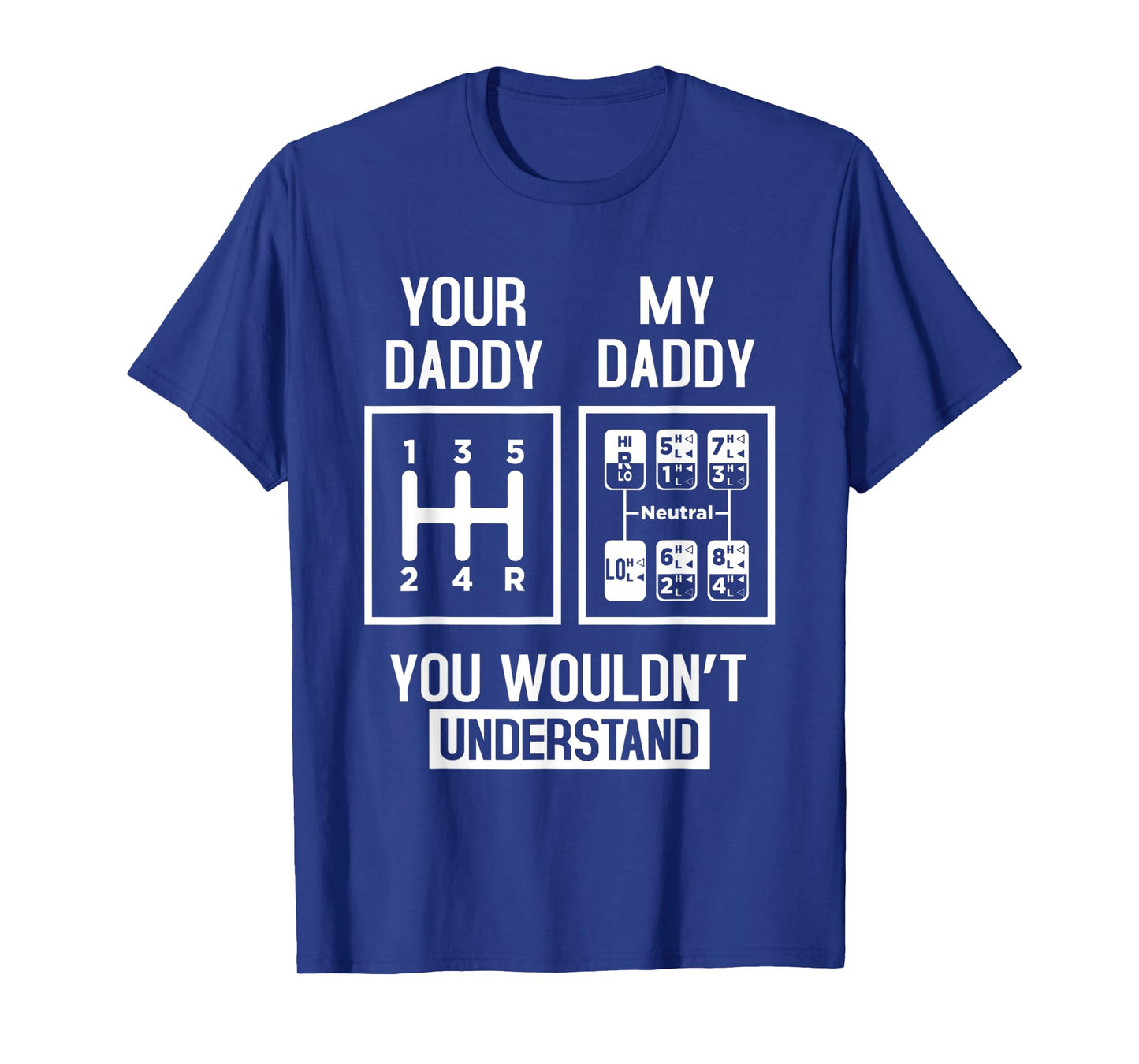 18 Wheeler Semi Truck Tractor Trailer Trucker Cool Dad T-Shirt