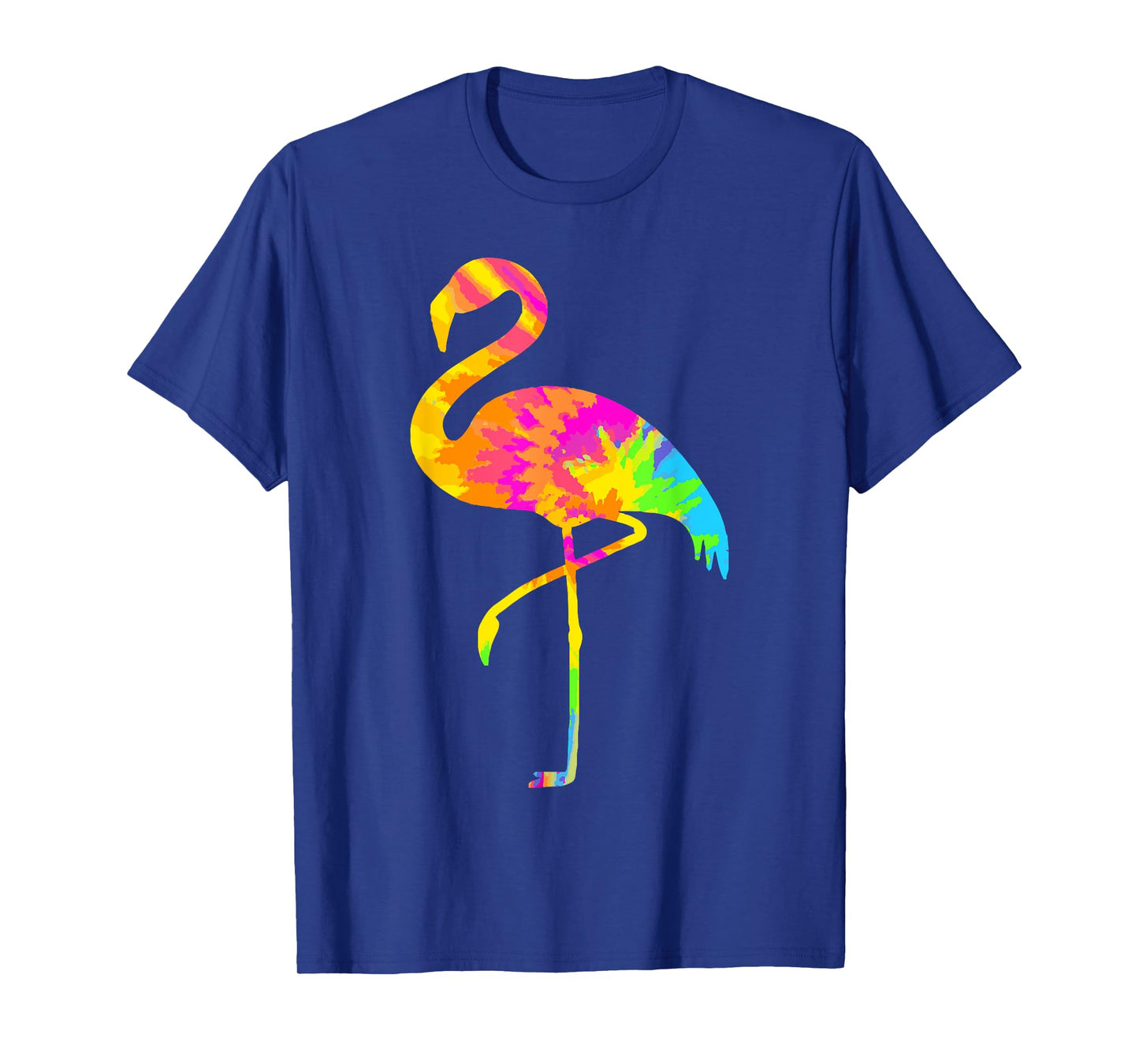 Flamingo Tie Dye Vintage Hippie Flamingo Lover T-Shirt