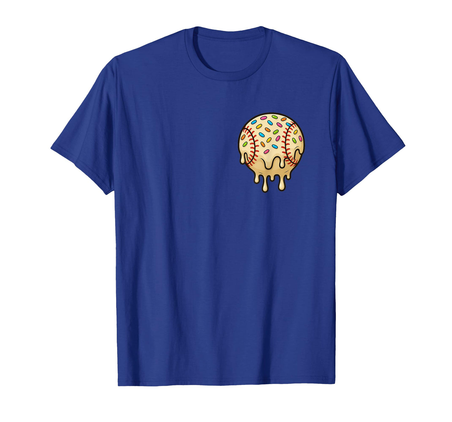 Baseball Drip Team for Boys and Girls Ice Cream Cool T-Shirt