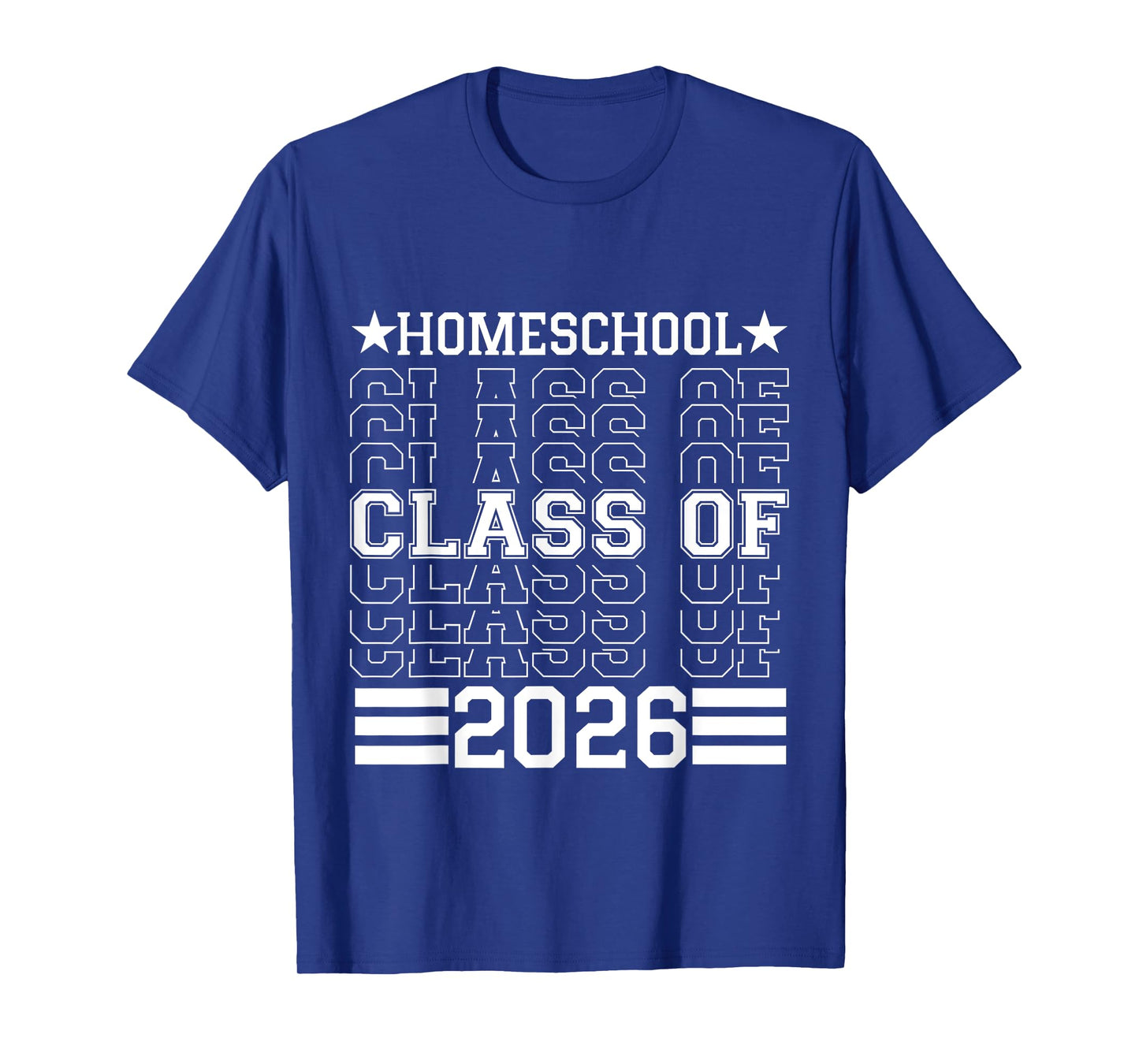 Homeschool Class Of 2026 Senior Graduation T-Shirt