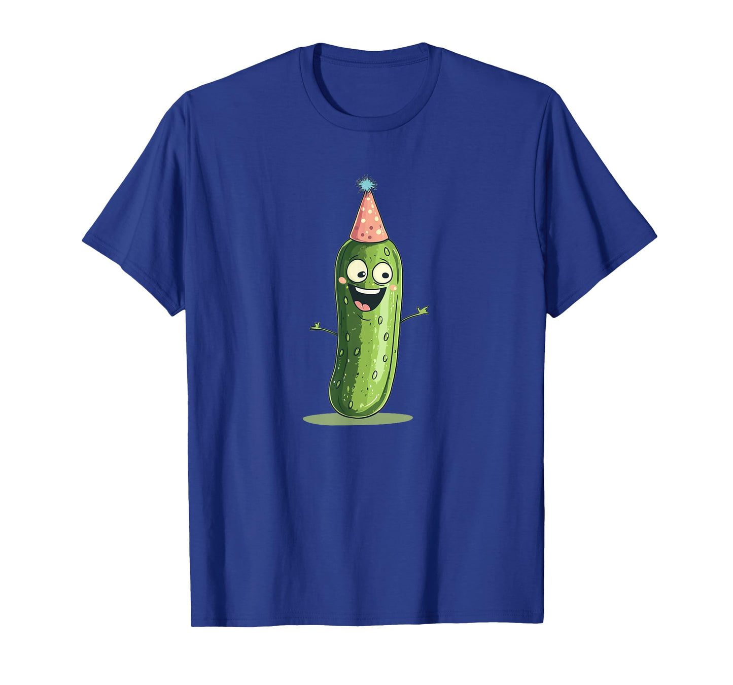 Laughing Pickle with Party Hat Costume for Boys and Girls T-Shirt